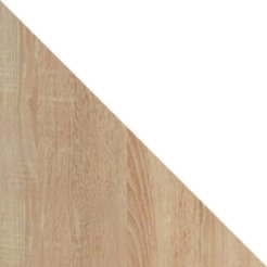 Íróasztal Cirveso 114 (Sonoma tölgy + Fényes fehér)