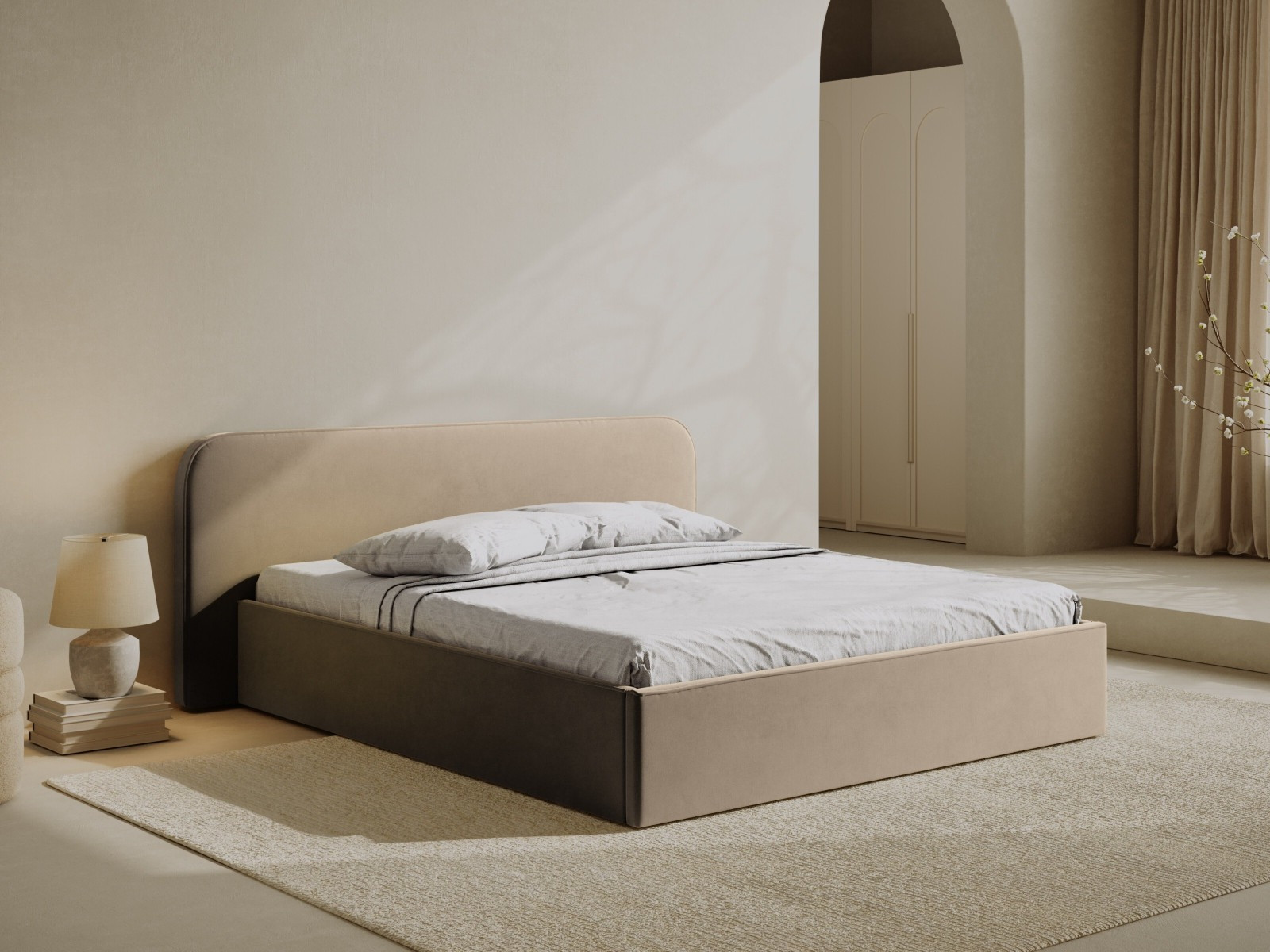 Ágy Beckley 158 (Portland Taupe)