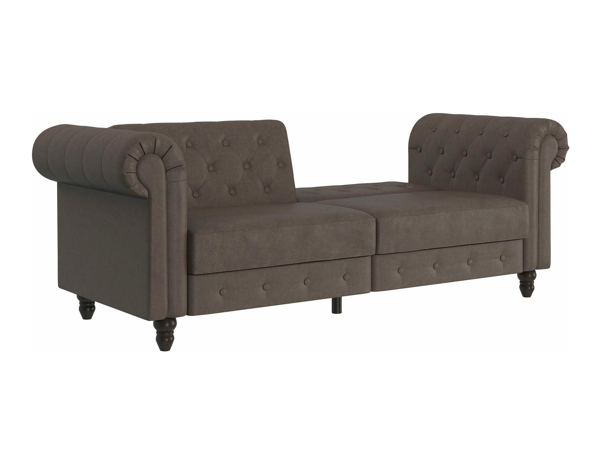 Chesterfield kanapé Tulsa 217 (Sötét barna)