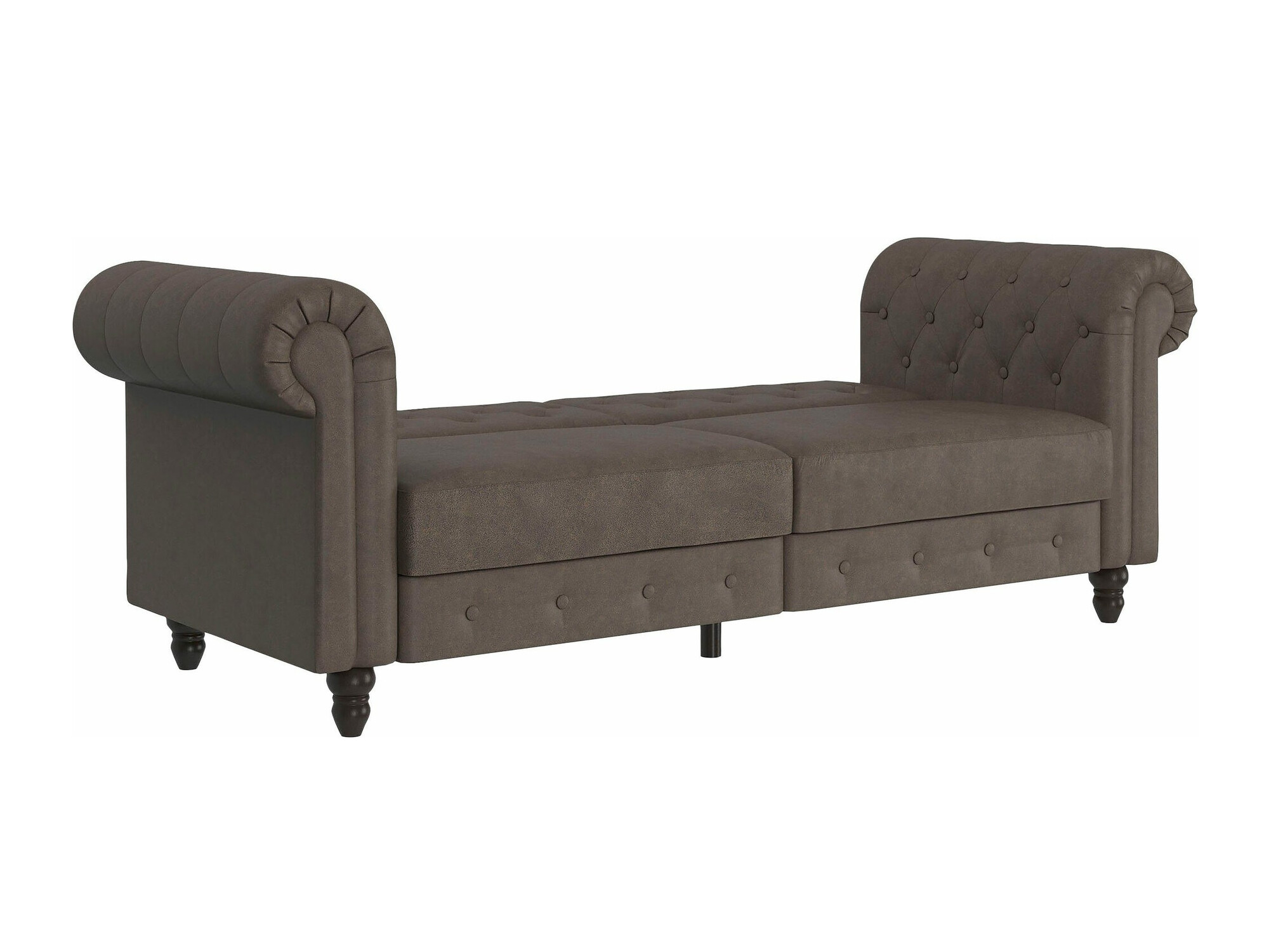 Chesterfield kanapé Tulsa 217 (Sötét barna)