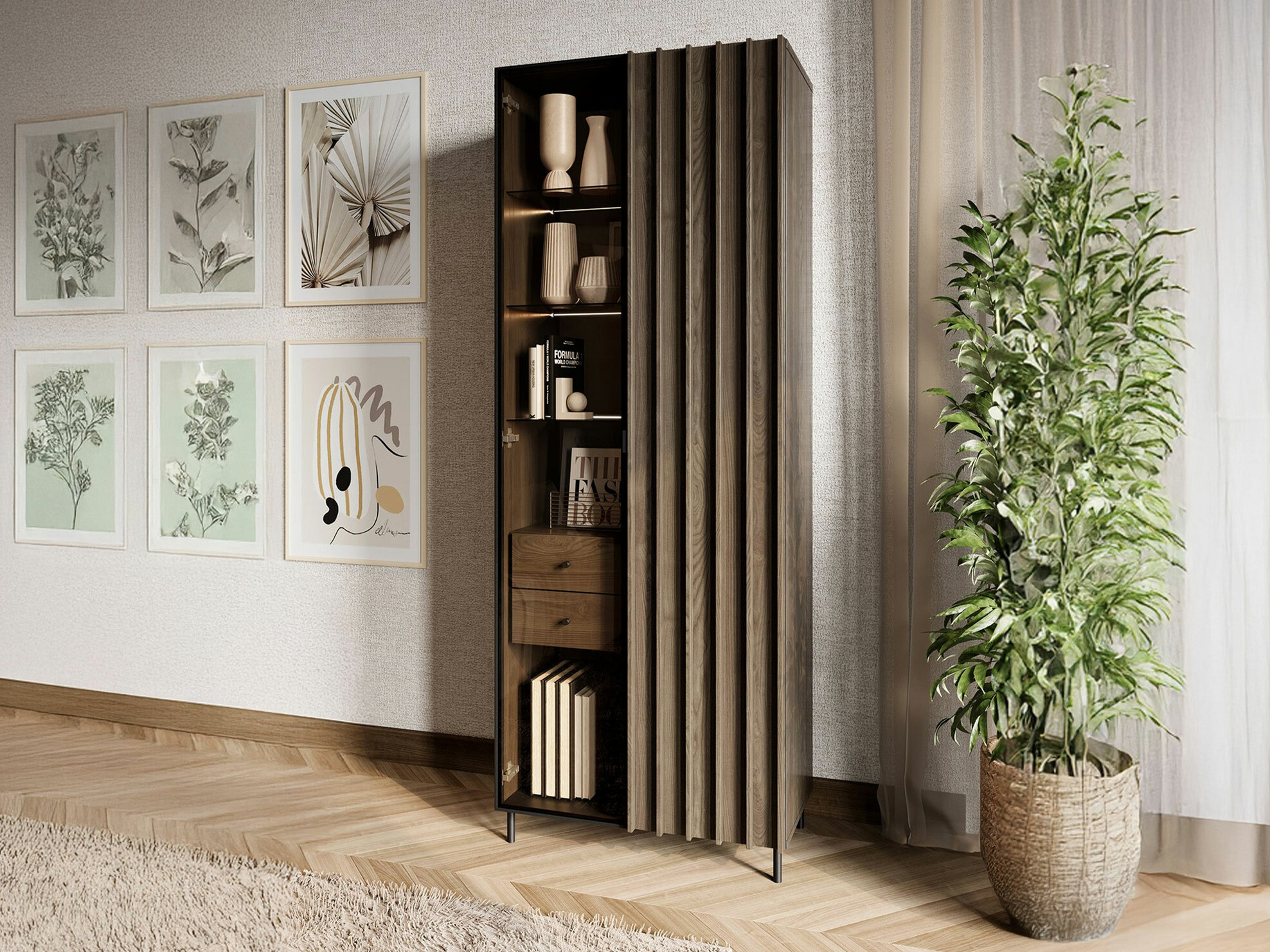 Könyvespolc Catevari 101