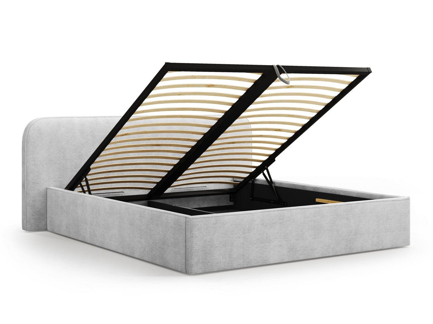 Ágy Beckley 158 (Babel Világosszürke)