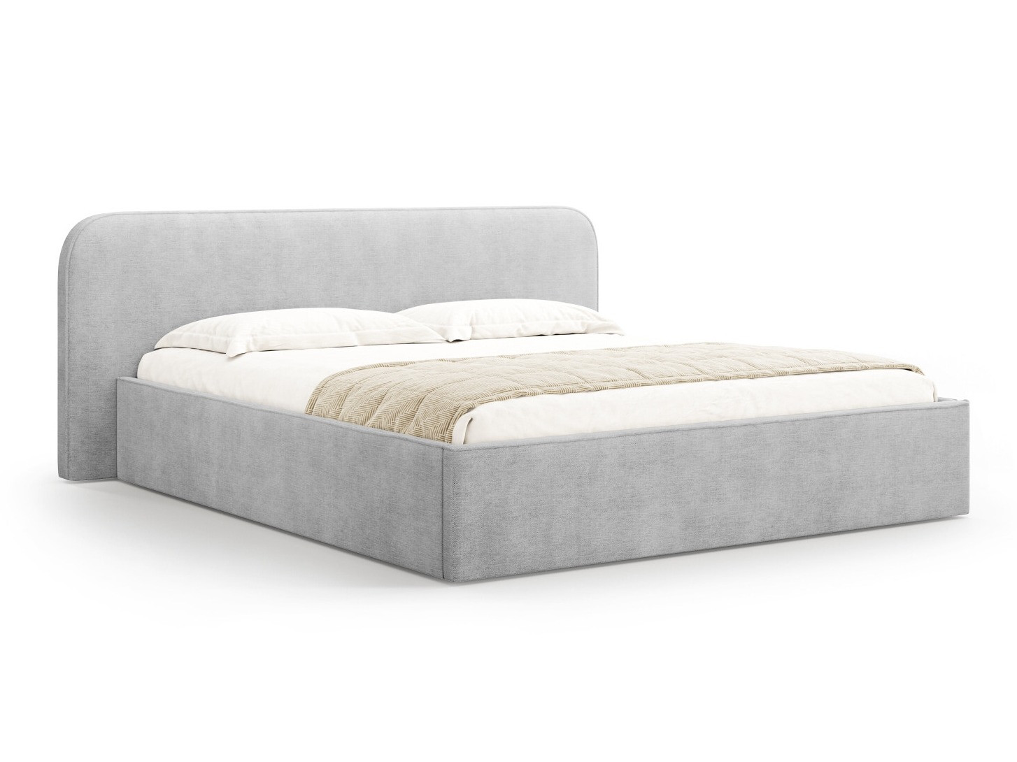 Ágy Beckley 158 (Babel Világosszürke)