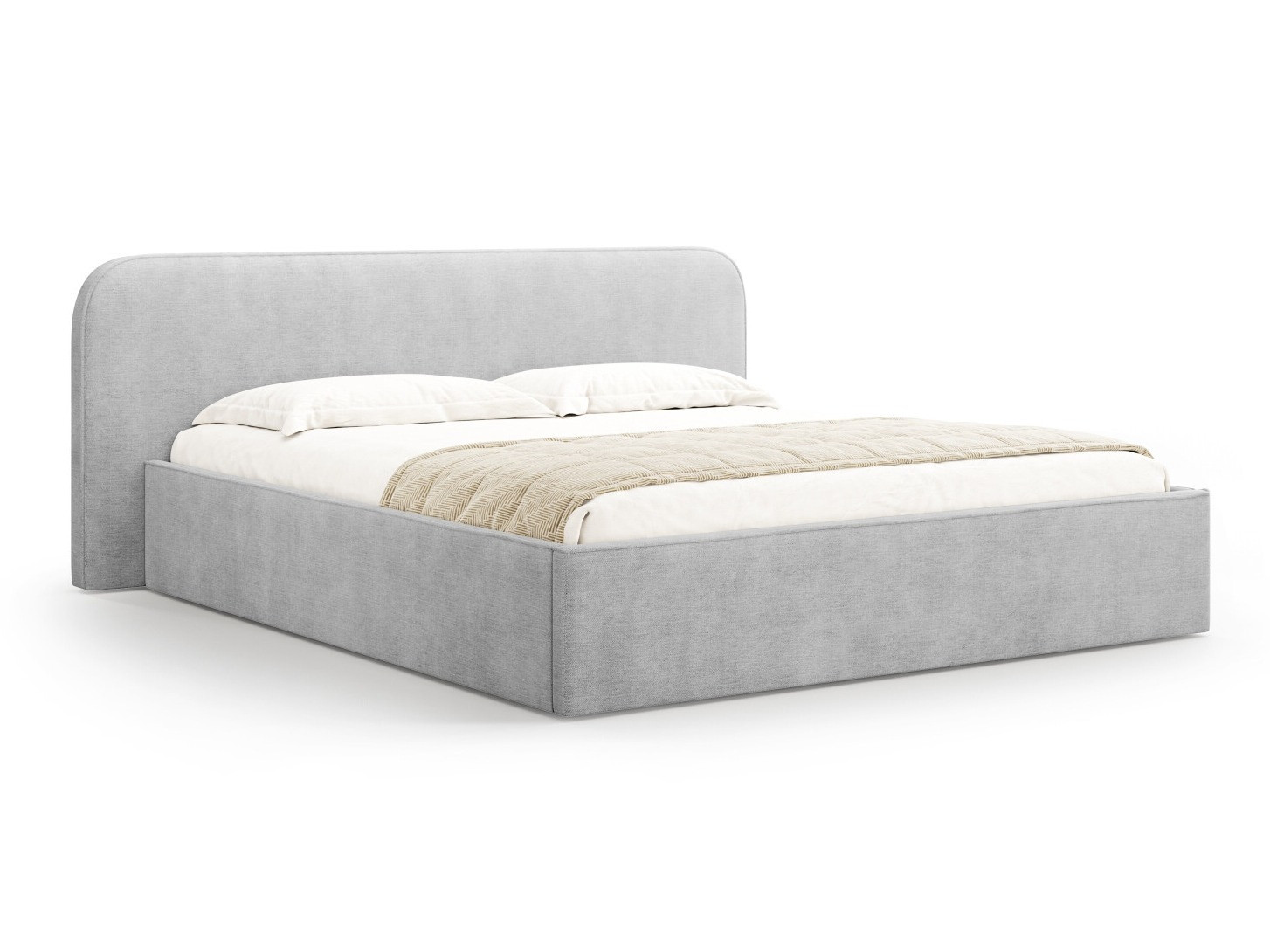 Ágy Beckley 158 (Babel Világosszürke)