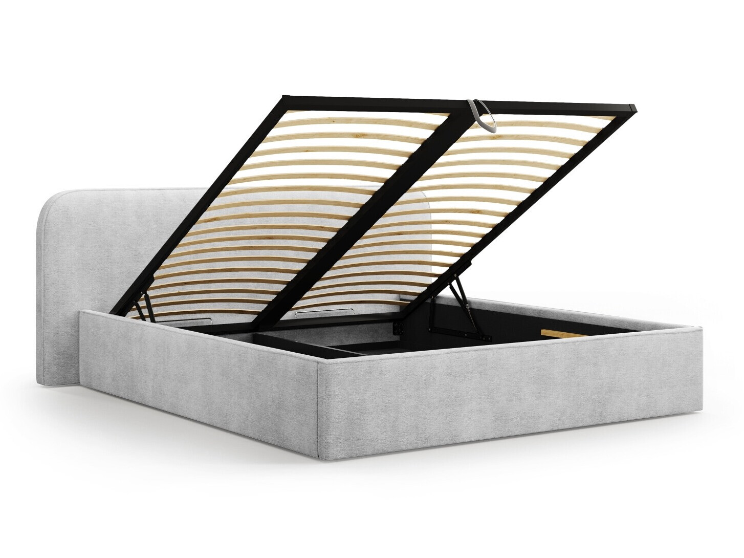 Ágy Beckley 158 (Babel Világosszürke)