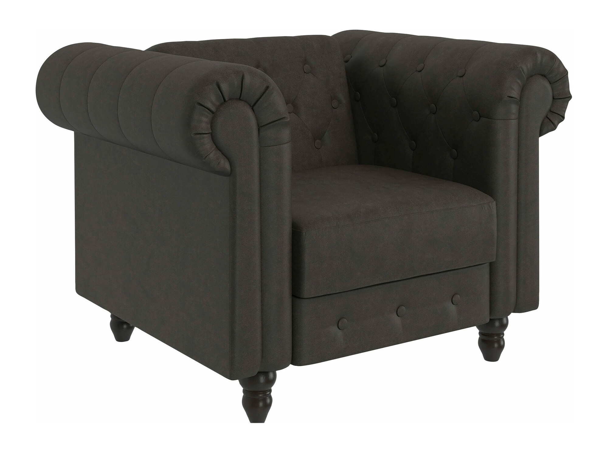 Chesterfield fotel Tulsa 630 (Sötét barna)