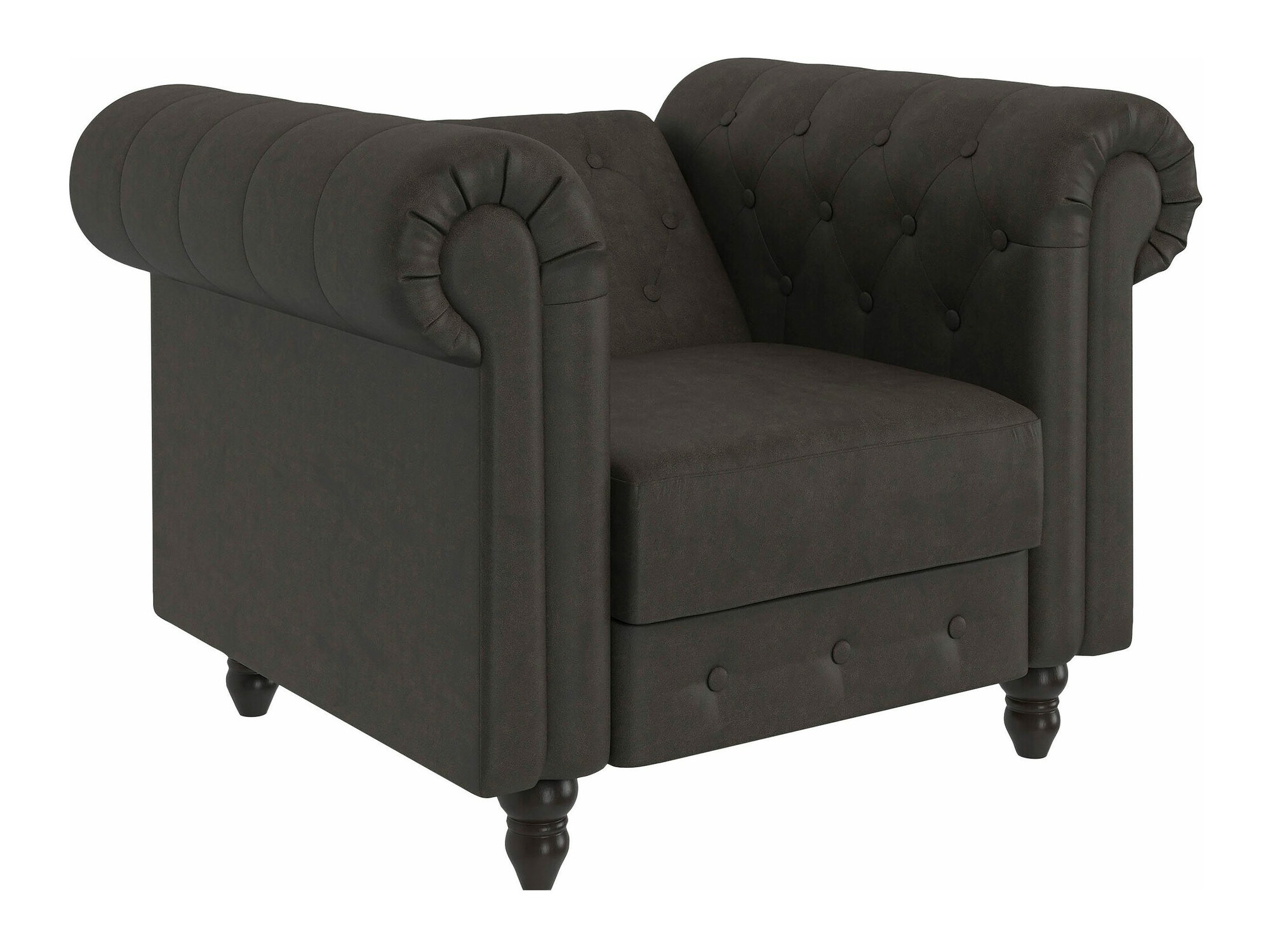 Chesterfield fotel Tulsa 630 (Sötét barna)