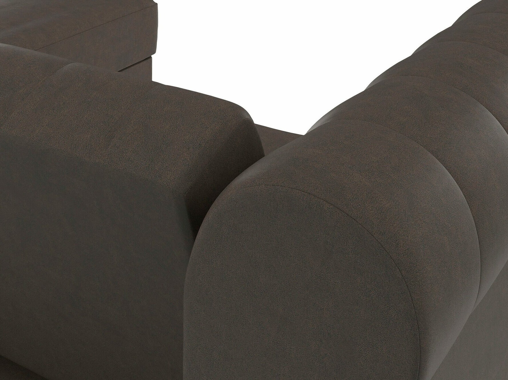 Chesterfield sarokkanapé Tulsa 622 (Sötét barna)