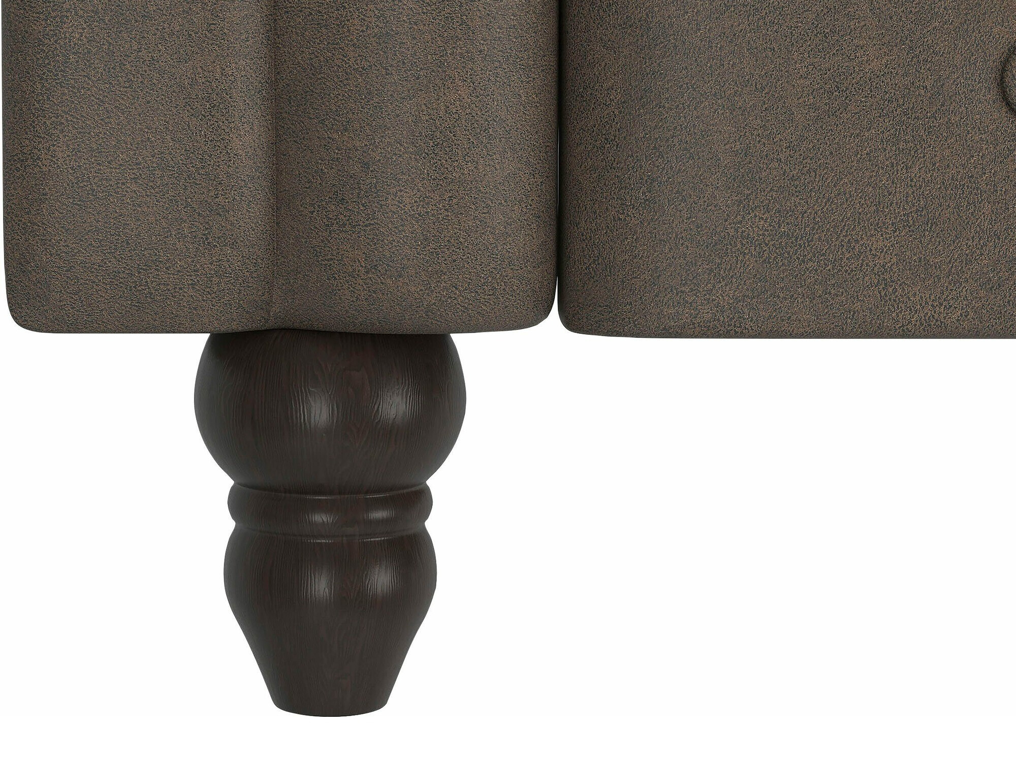 Chesterfield sarokkanapé Tulsa 622 (Sötét barna)