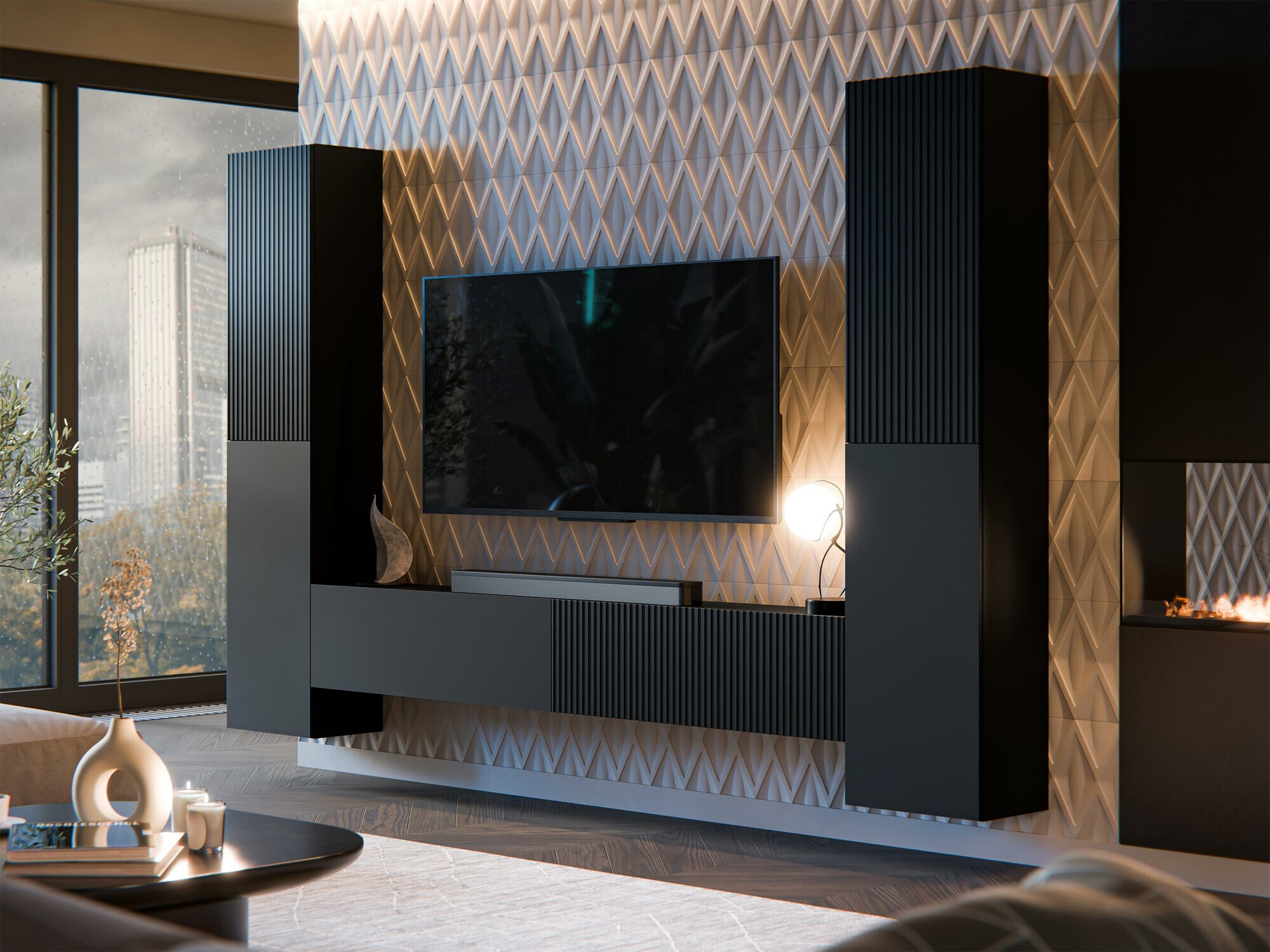 Nappali szett Species II (Fekete)