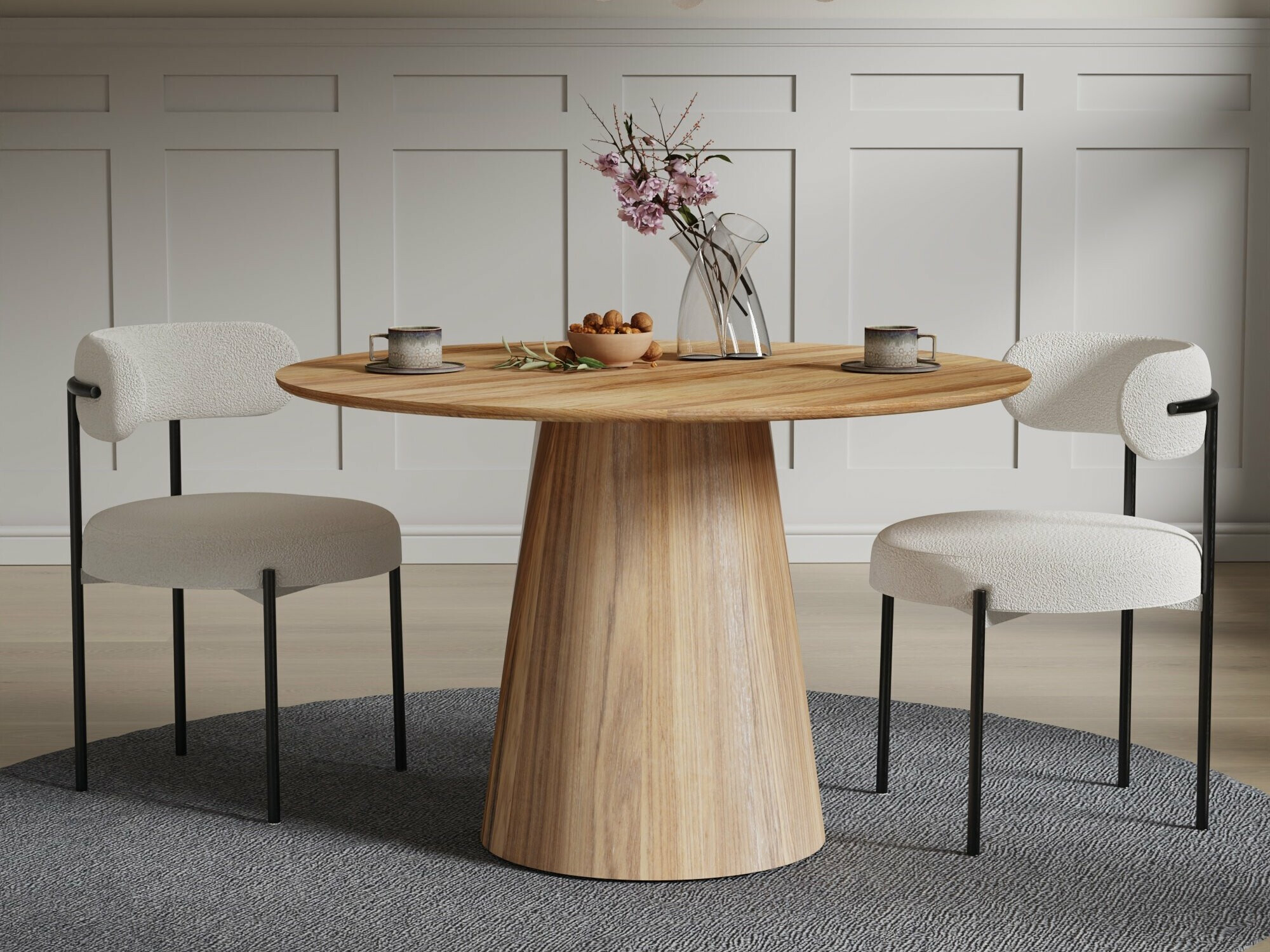 Asztal Burleson 228 (Világos fa)