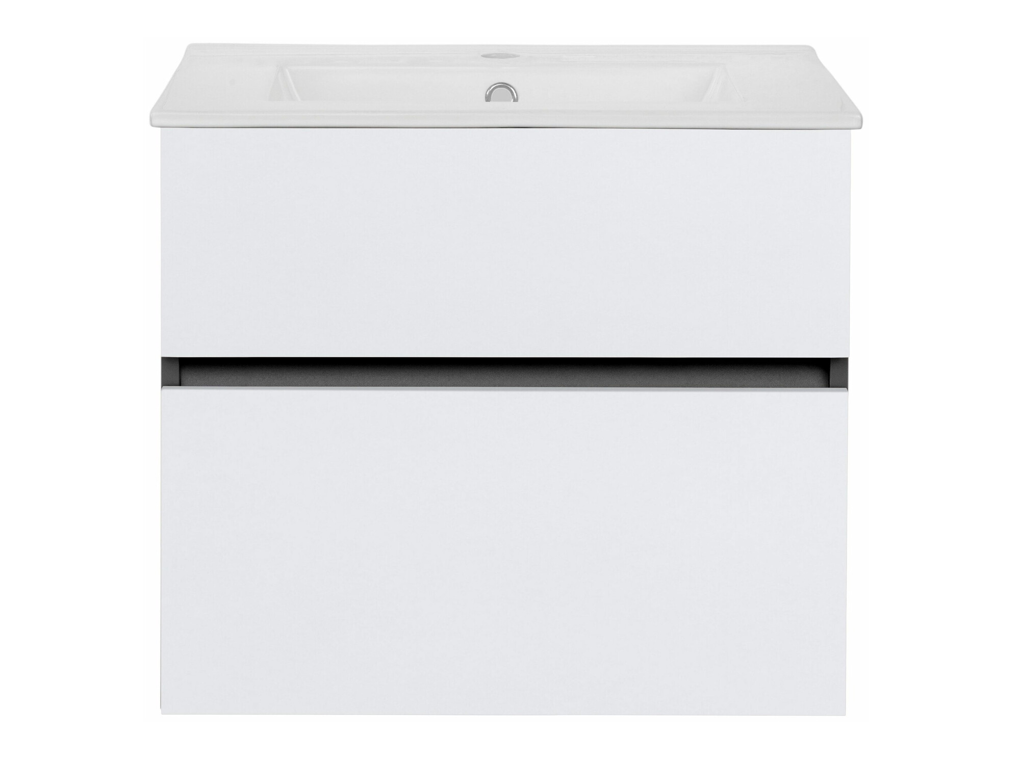 Fali szekrény mosdónak Denton 1478 (Fehér + Antracit)