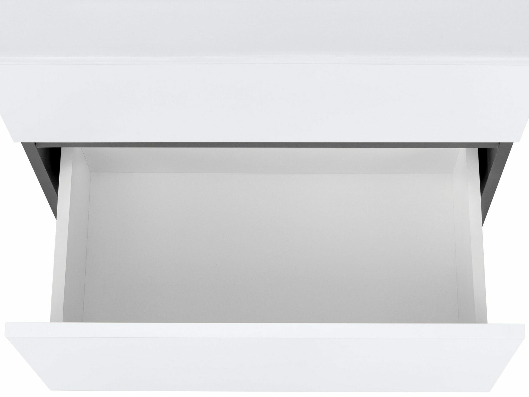 Fali szekrény mosdónak Denton 1478 (Fehér + Antracit)