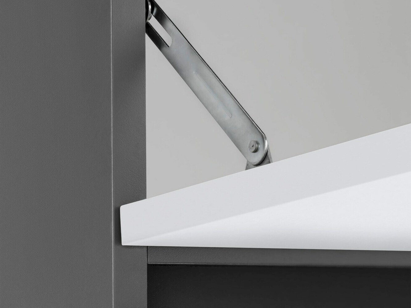 Fali szekrény mosdónak Denton 1478 (Fehér + Antracit)