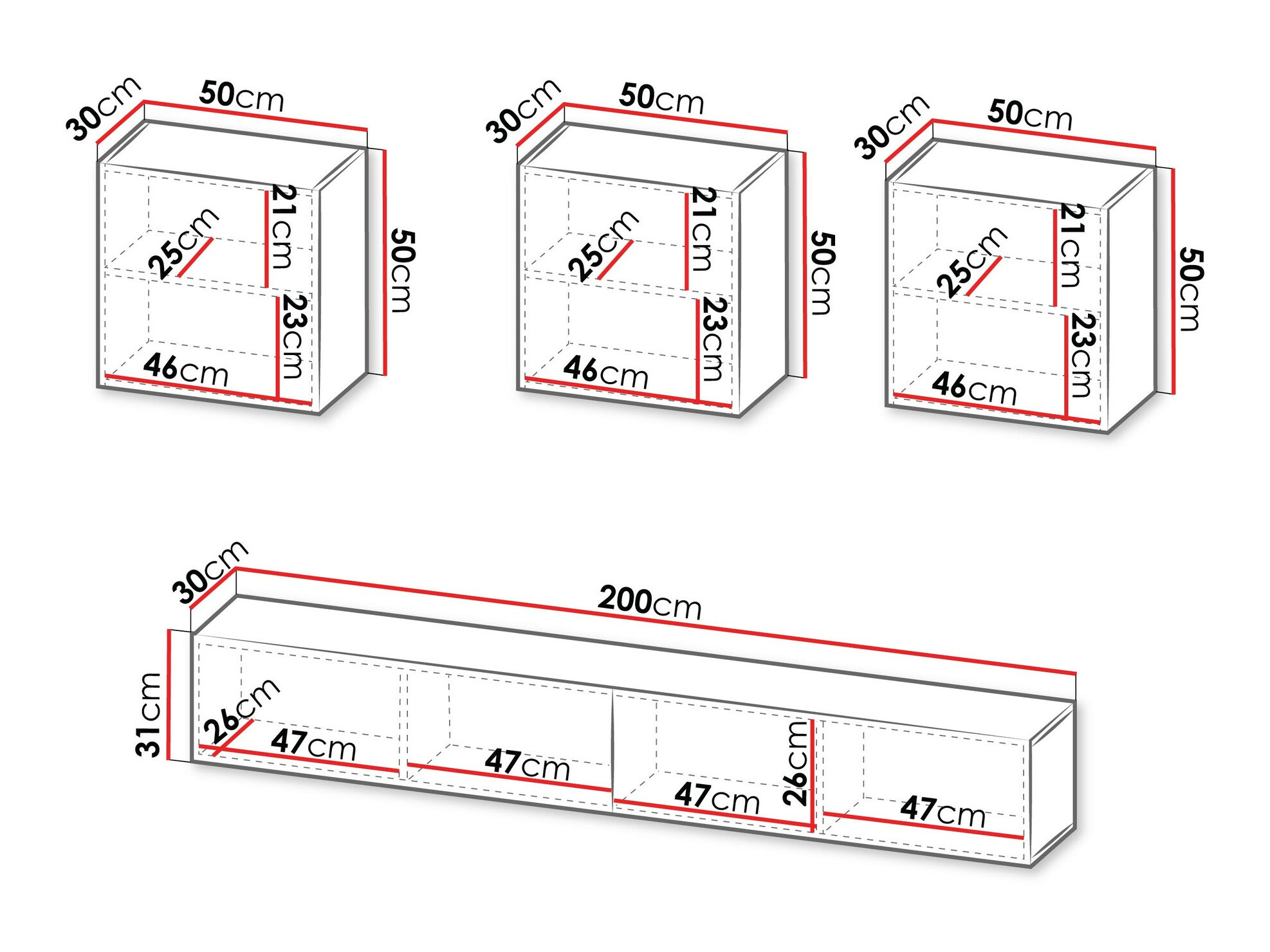 Nappali szett Species IV (Fekete)