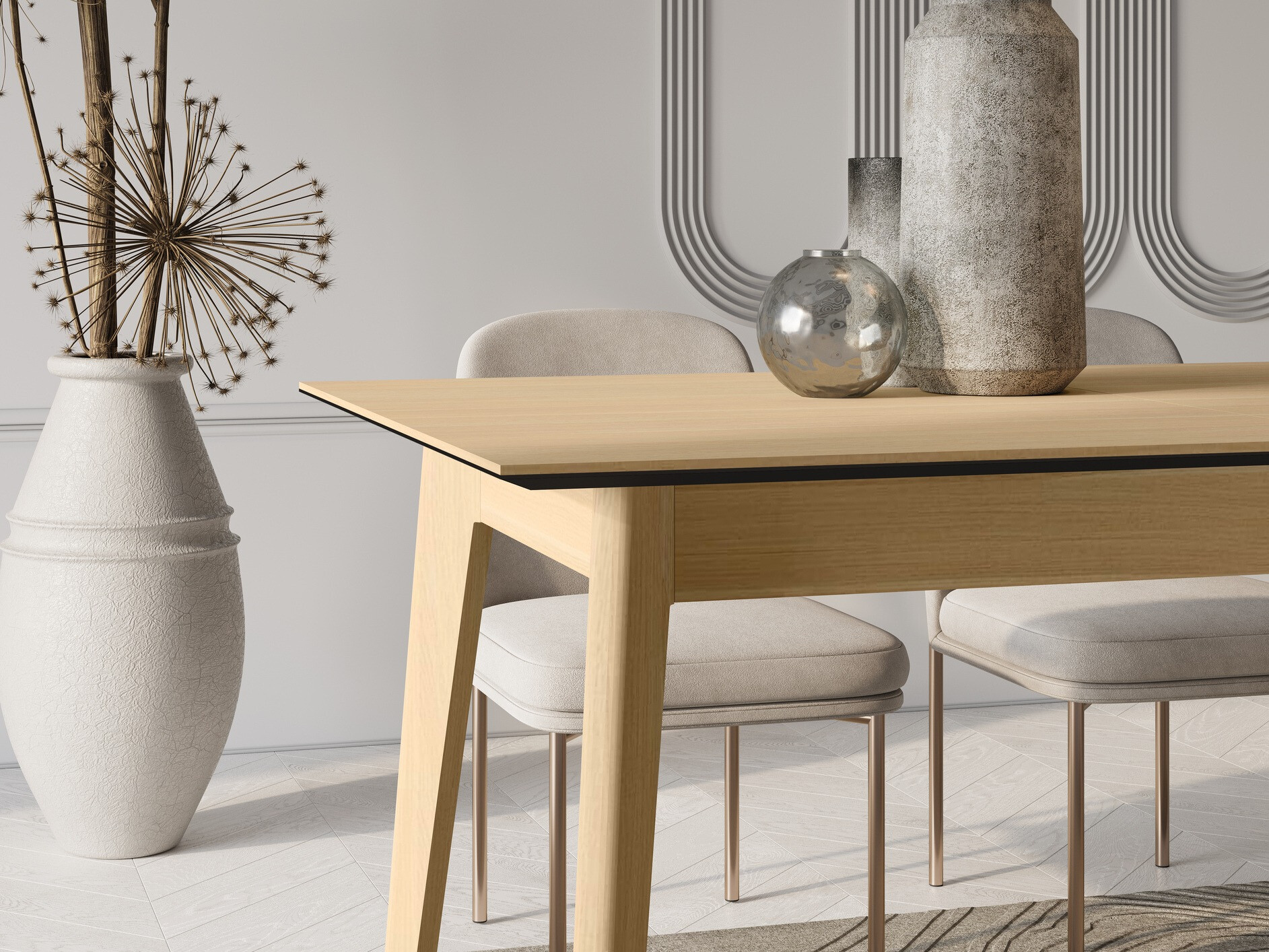 Asztal Fresno 174 (Világos tölgy)