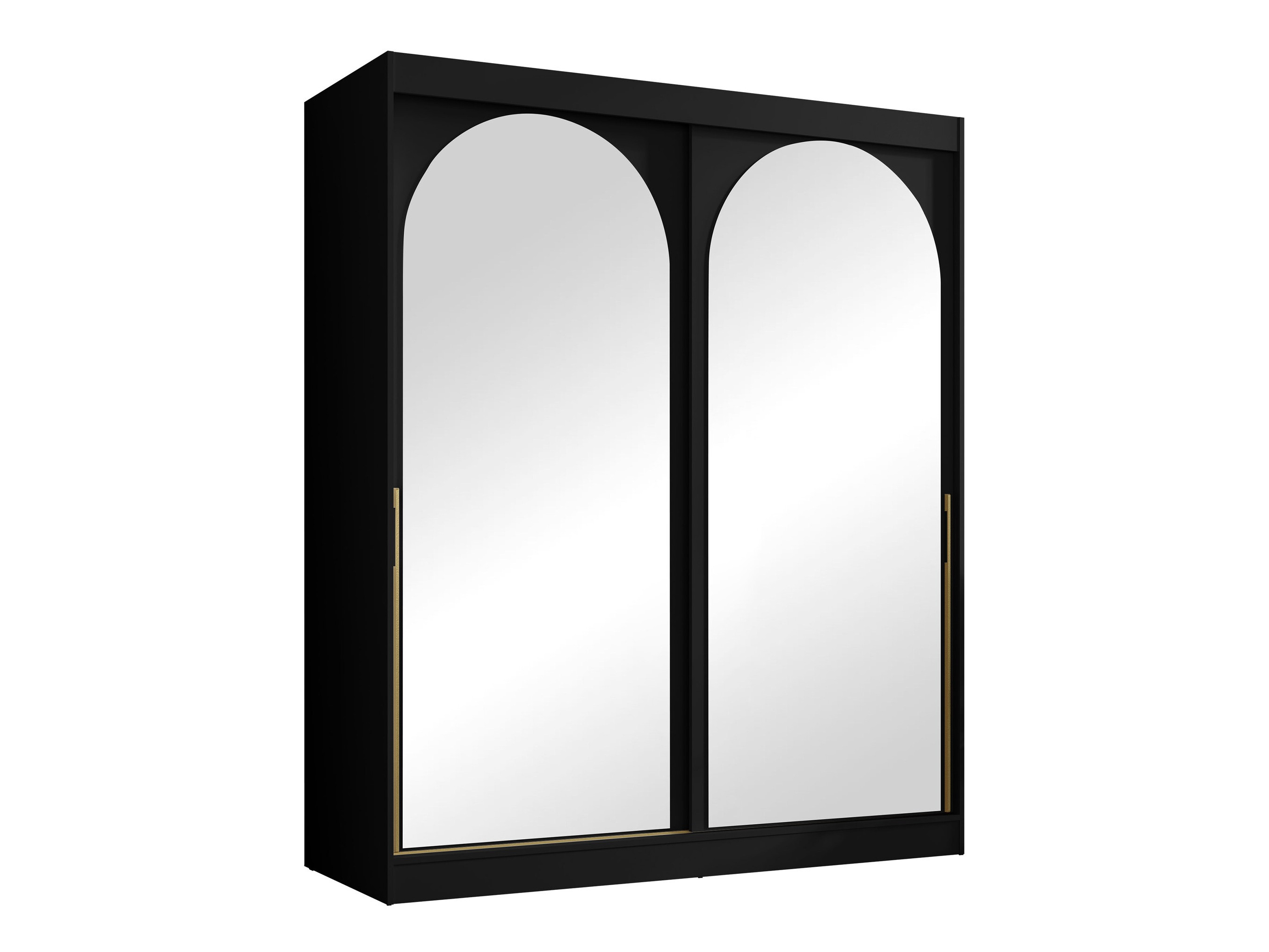 Gardróbszekrény Toledo 132 (Fekete)