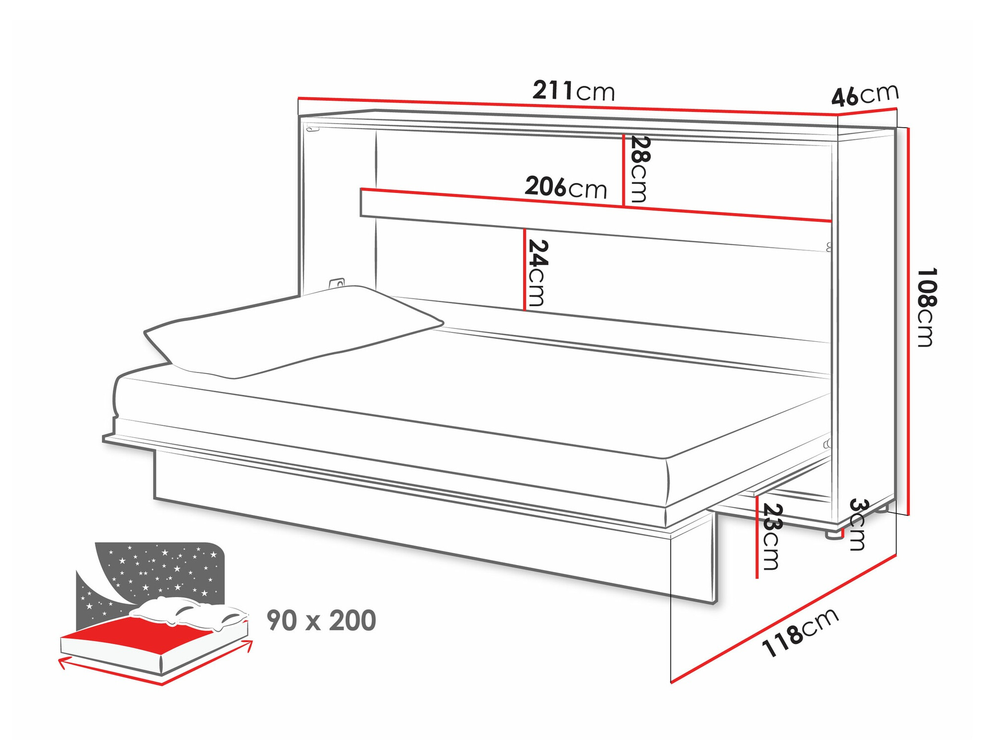 Bútorkészlet Concept Pro Lenart Levfere 143