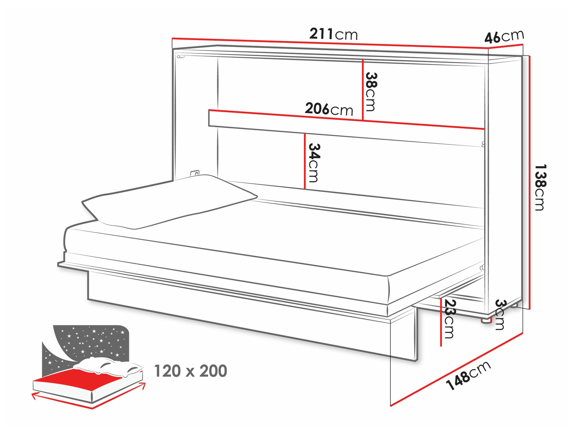 Bútorkészlet Concept Pro Lenart Levfere 143