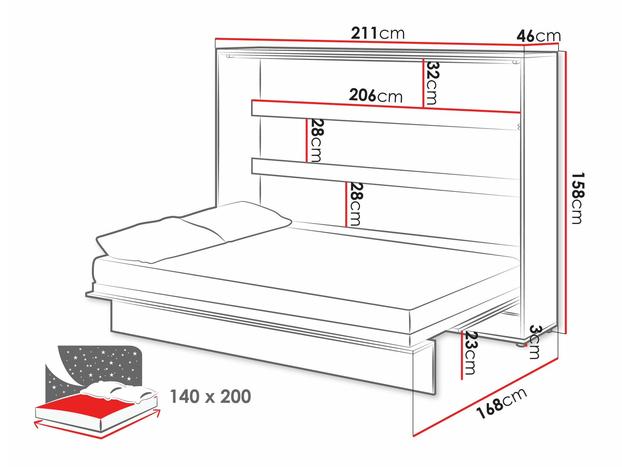 Bútorkészlet Concept Pro Lenart Levfere 143