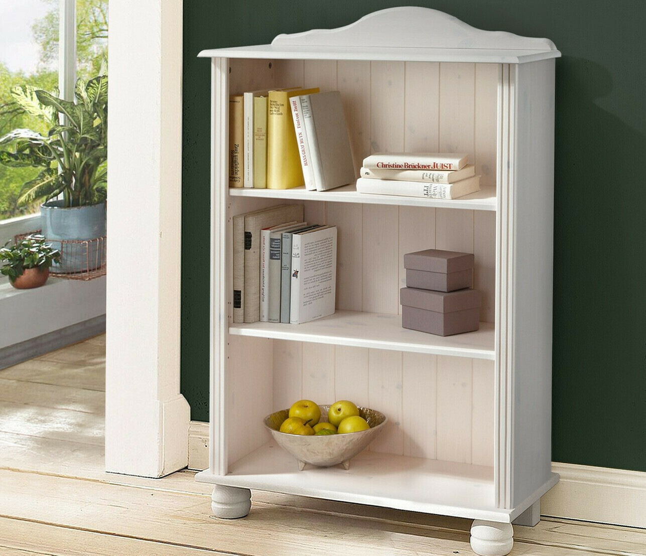 Könyvespolc Fenlaru 100 (Fehér)