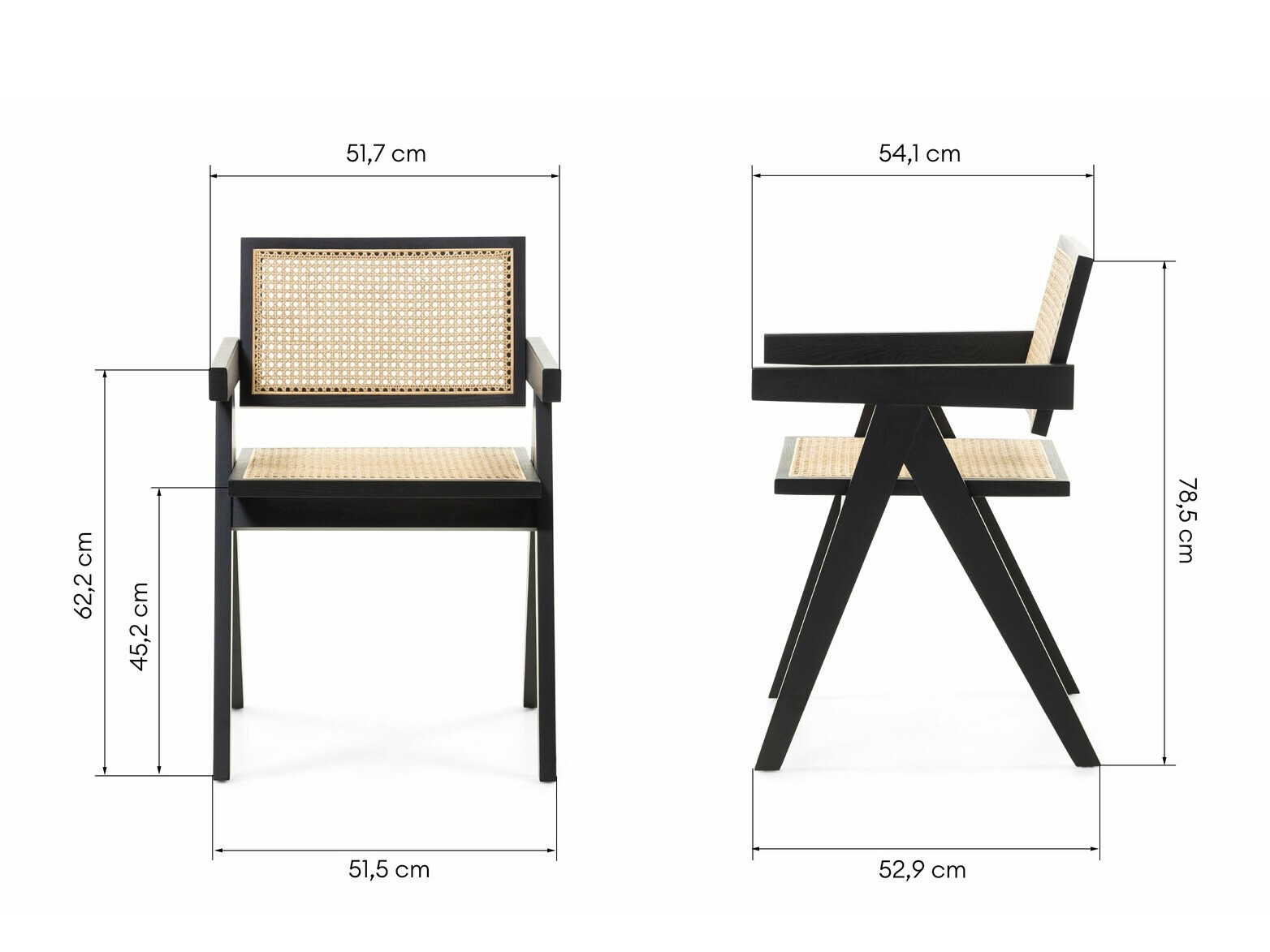 Szék Burleson 245 (Fekete + Világosbarna)
