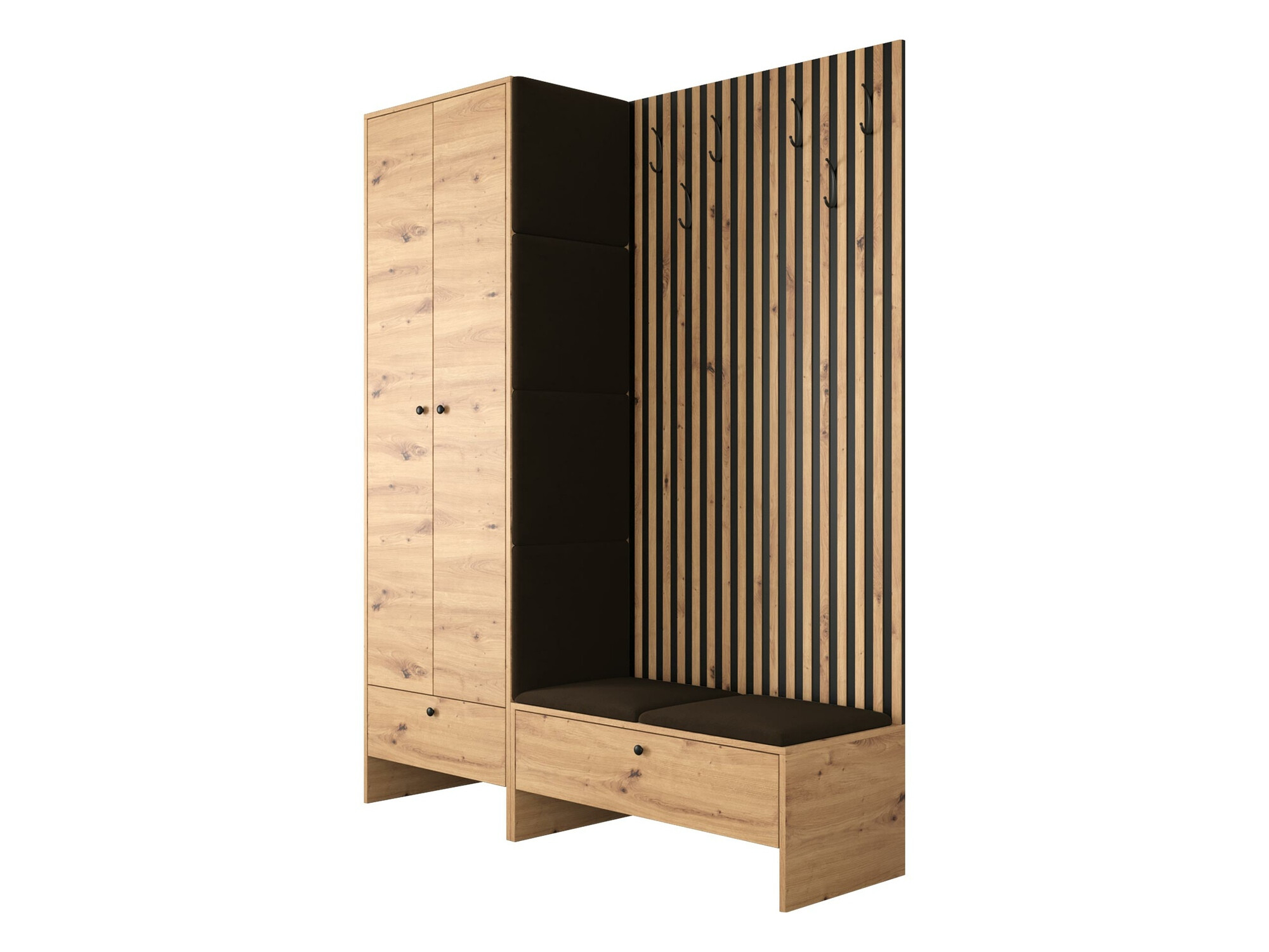 Előszoba garnitúra Donio III (Artisan tölgy + Manila 04)