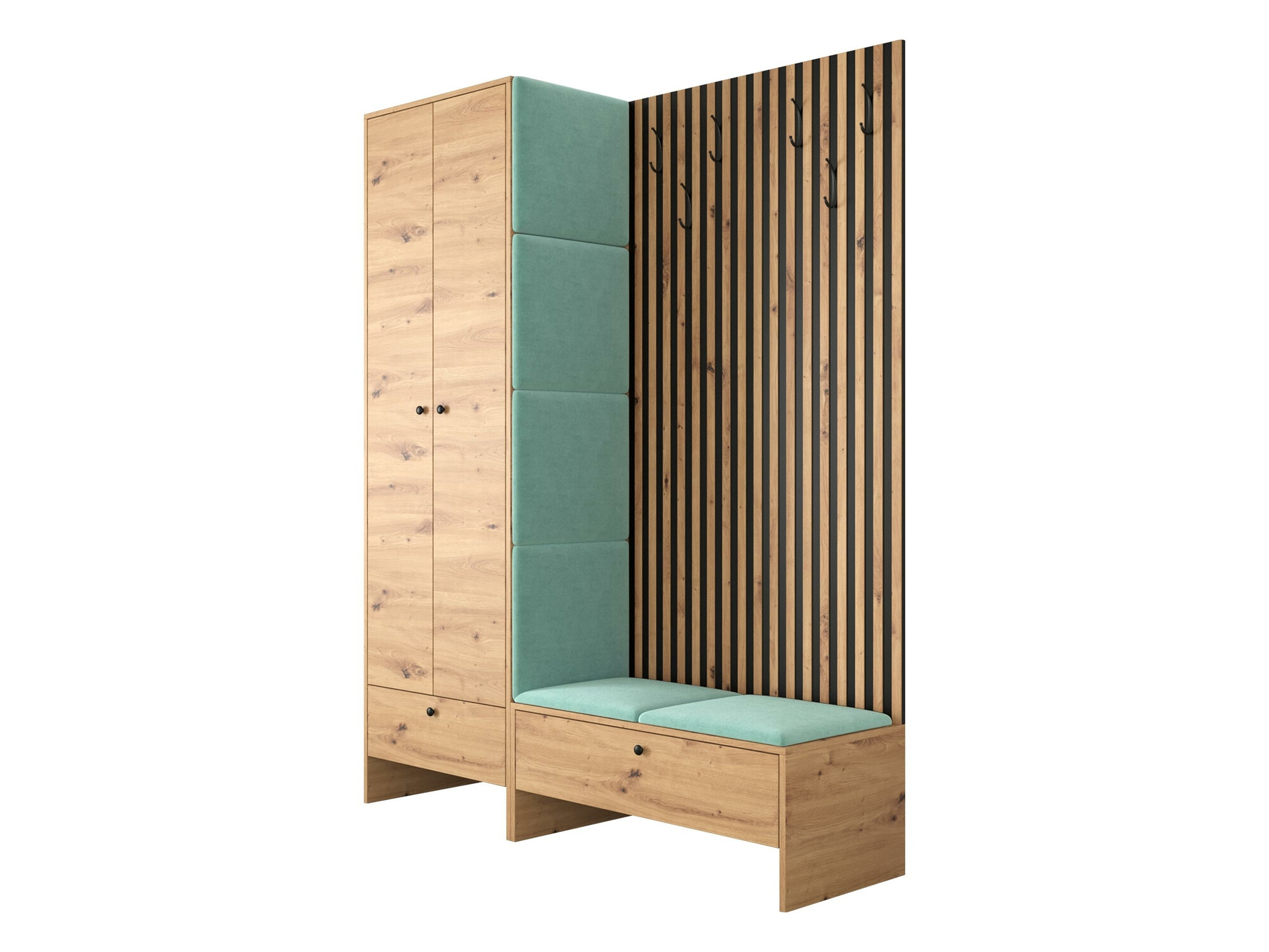 Előszoba garnitúra Donio III (Artisan tölgy + Manila 11)