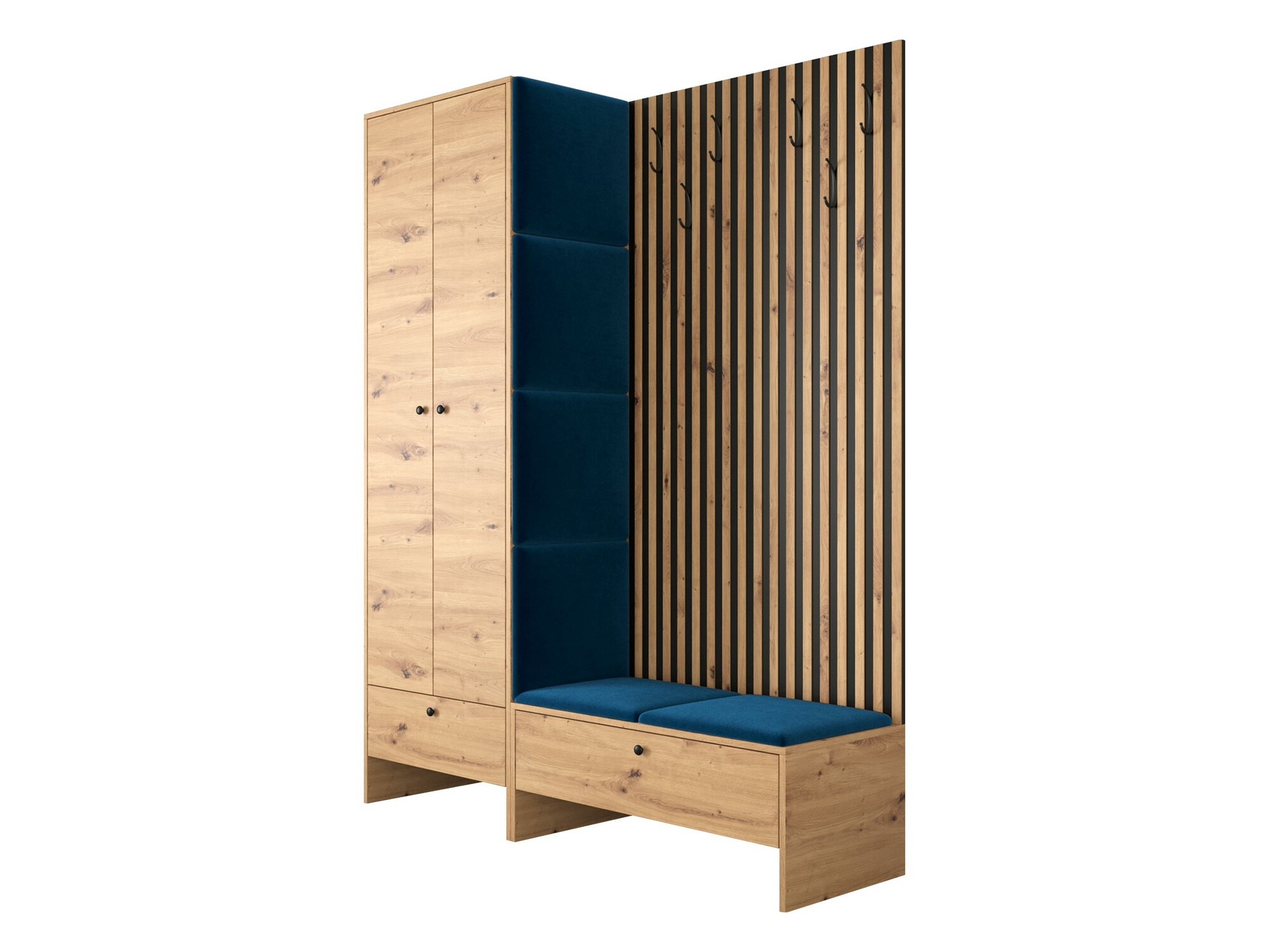 Előszoba garnitúra Donio III (Artisan tölgy + Manila 26)