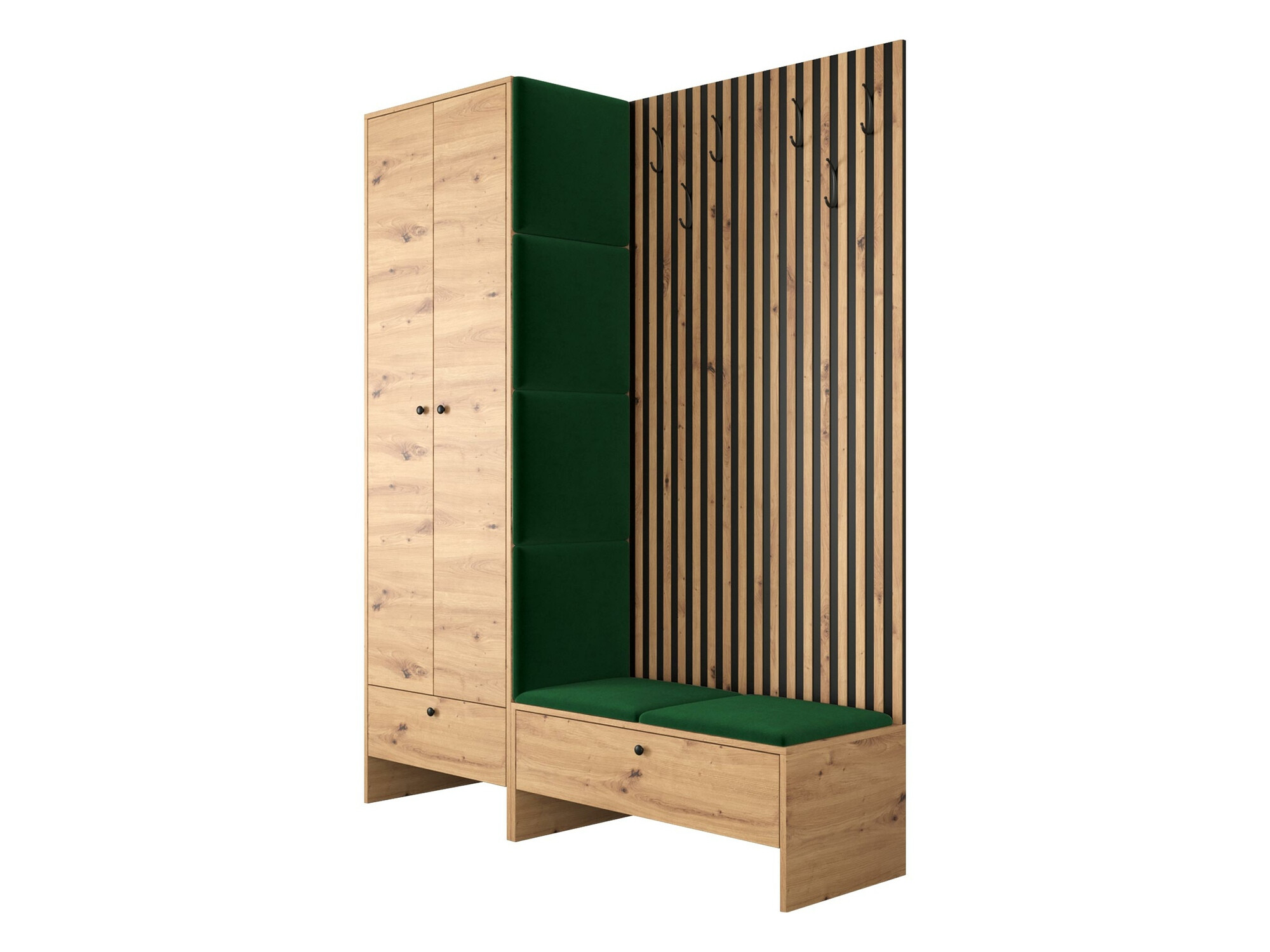 Előszoba garnitúra Donio III (Artisan tölgy + Manila 35)