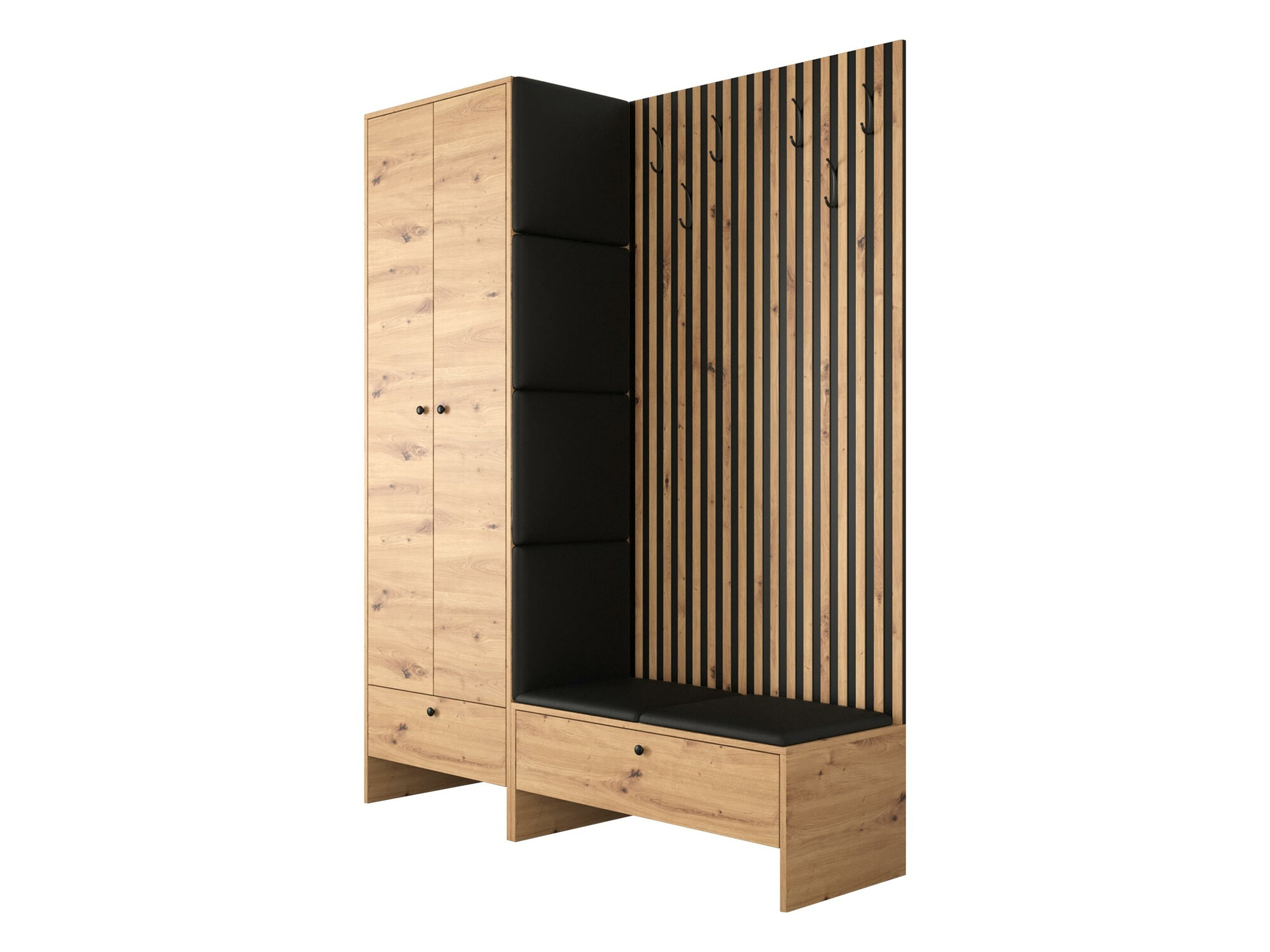 Előszoba garnitúra Donio III (Artisan tölgy + Soft 011)