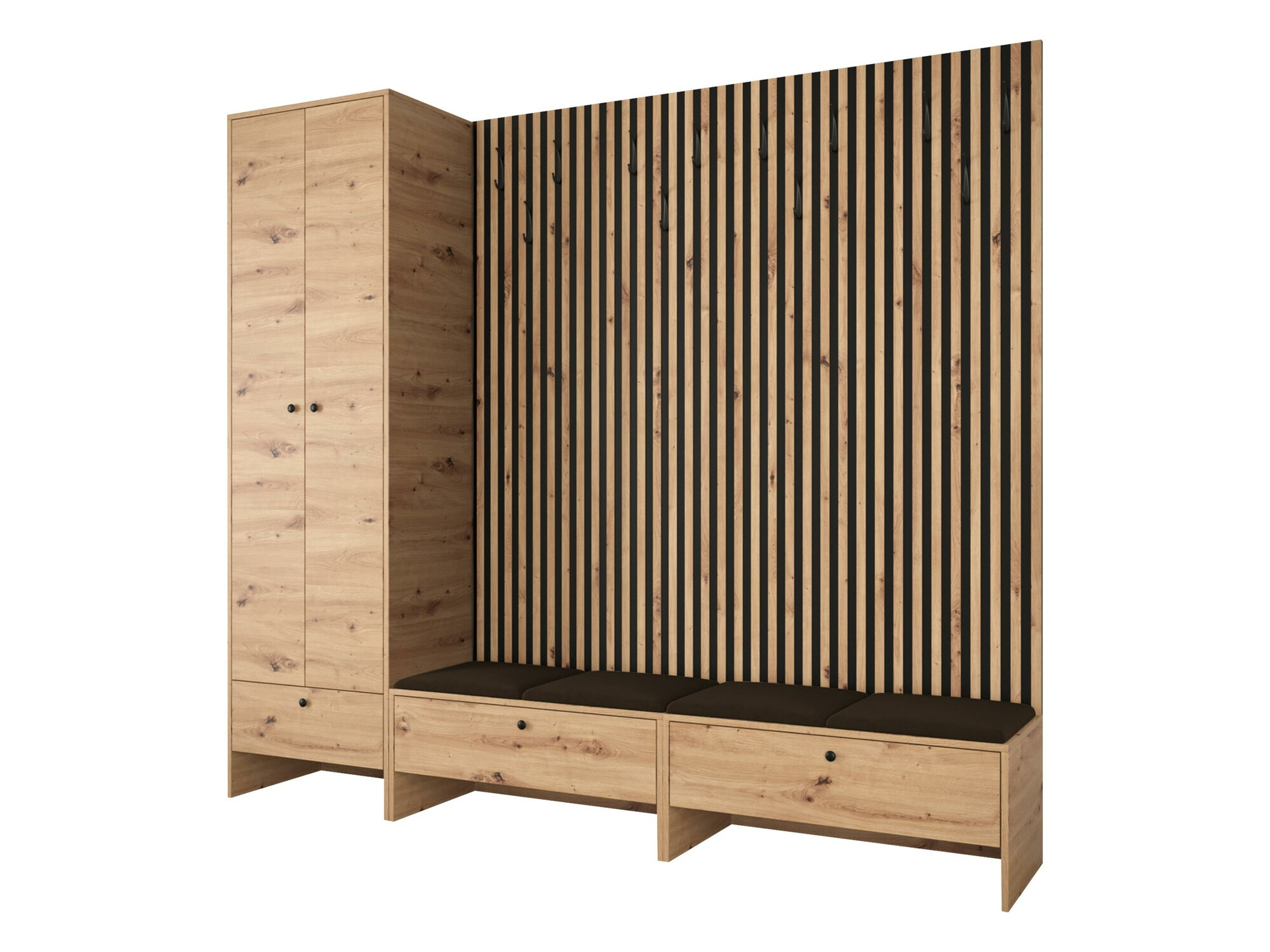 Előszoba garnitúra Donio VI (Artisan tölgy + Manila 04)