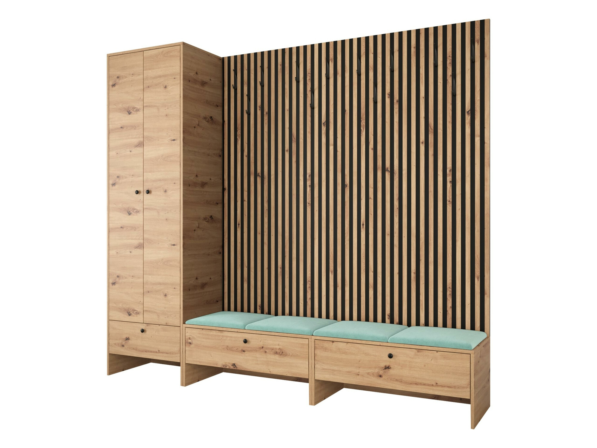 Előszoba garnitúra Donio VI (Artisan tölgy + Manila 11)