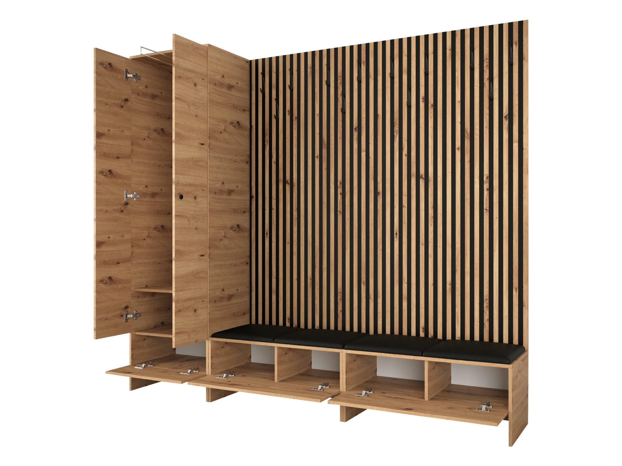 Előszoba garnitúra Hartford 484 (Artisan tölgy + Manila 26)