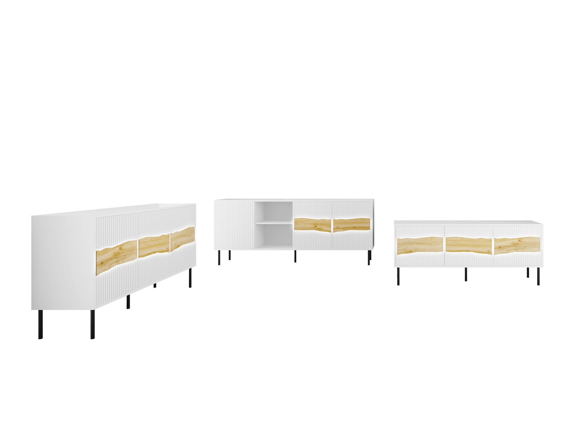 Nappali szett Monevare 105 (Wotan tölgy + Kasmír)