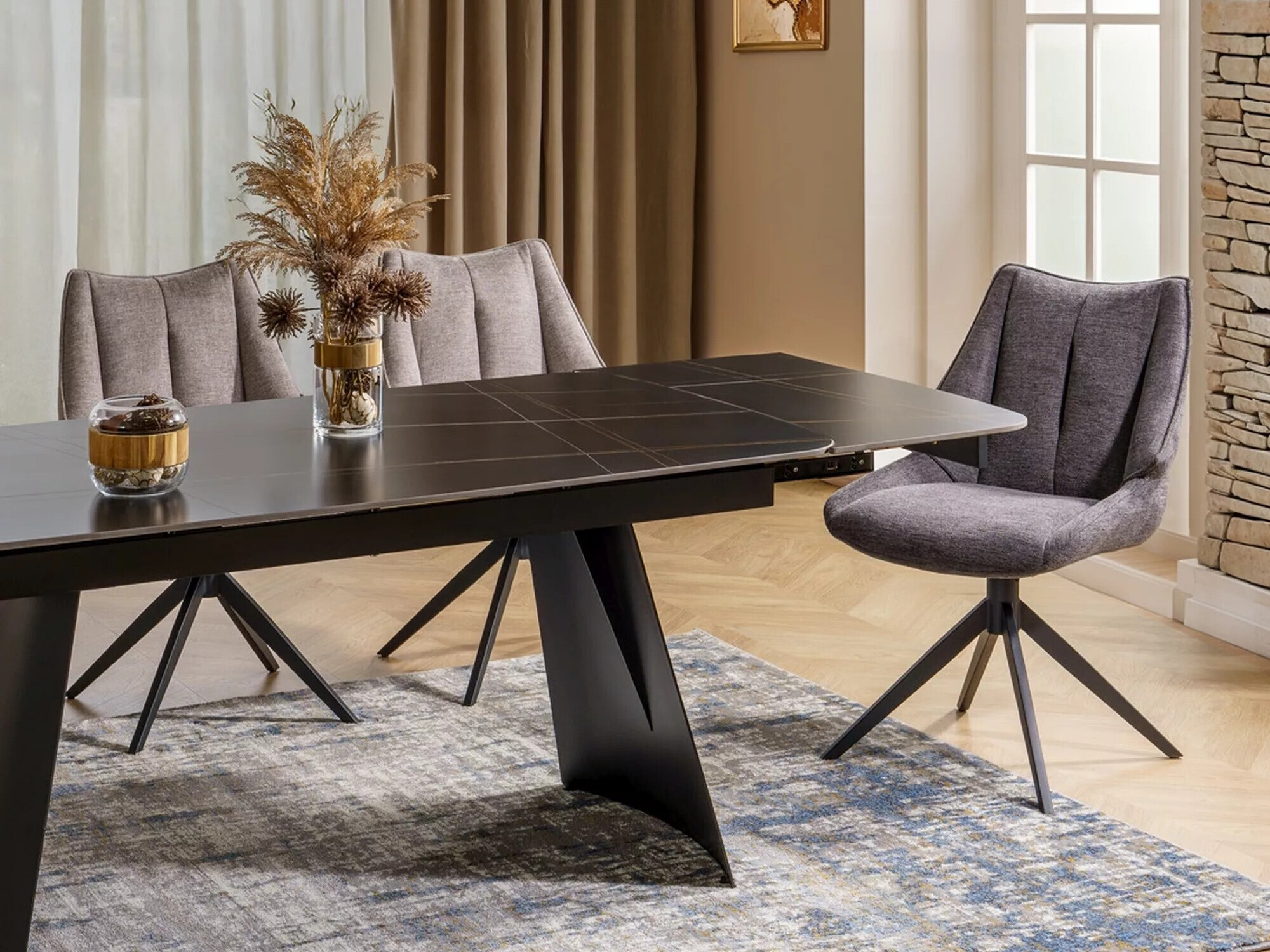 Szék Detroit 414 (Világosszürke)