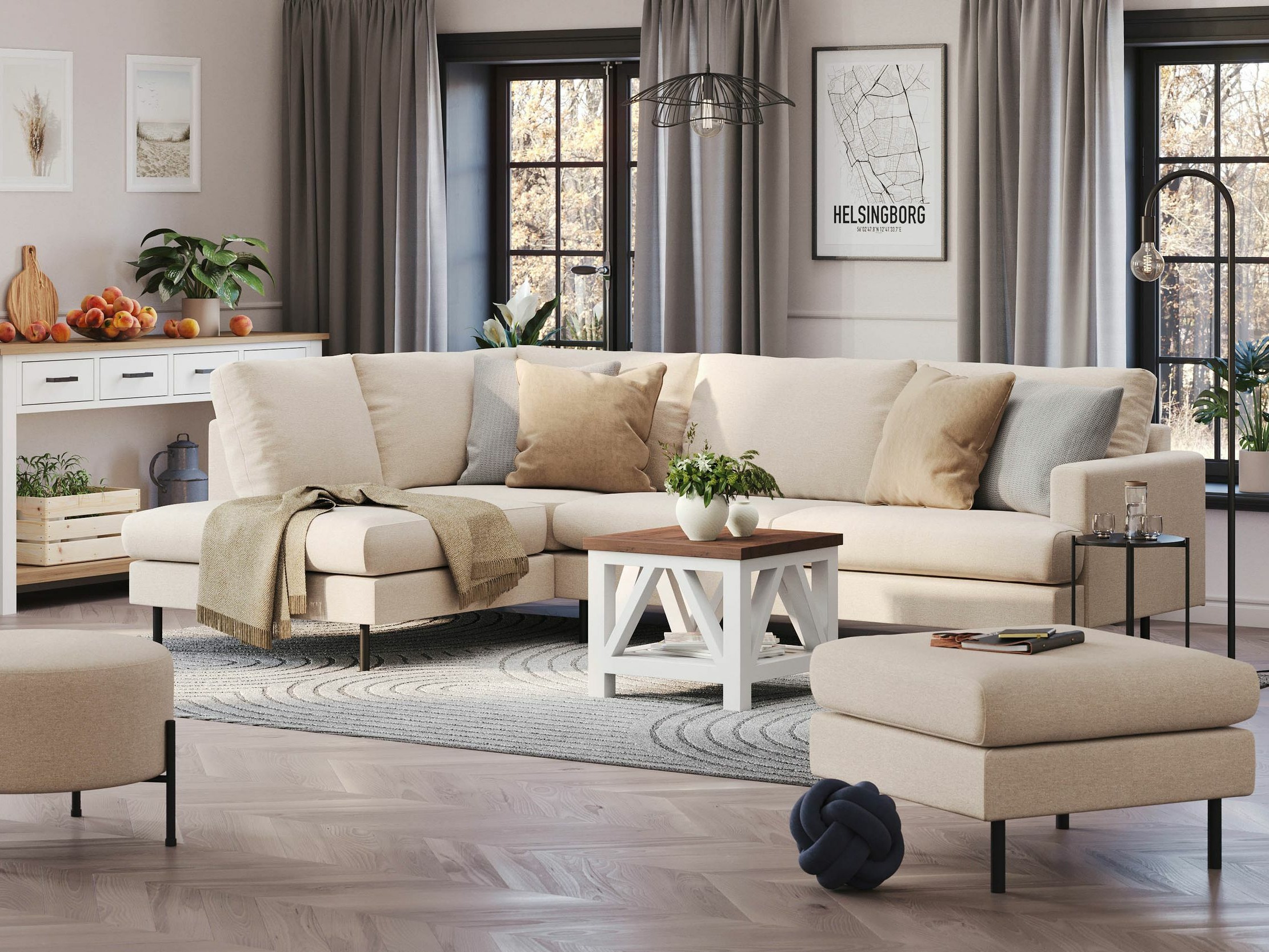 Sarokkanapé Ophliva 106 (Grande 03)