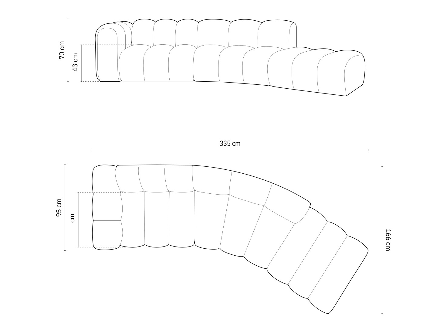 Moduláris kanapé Cirleve 107 (Salvador 12)
