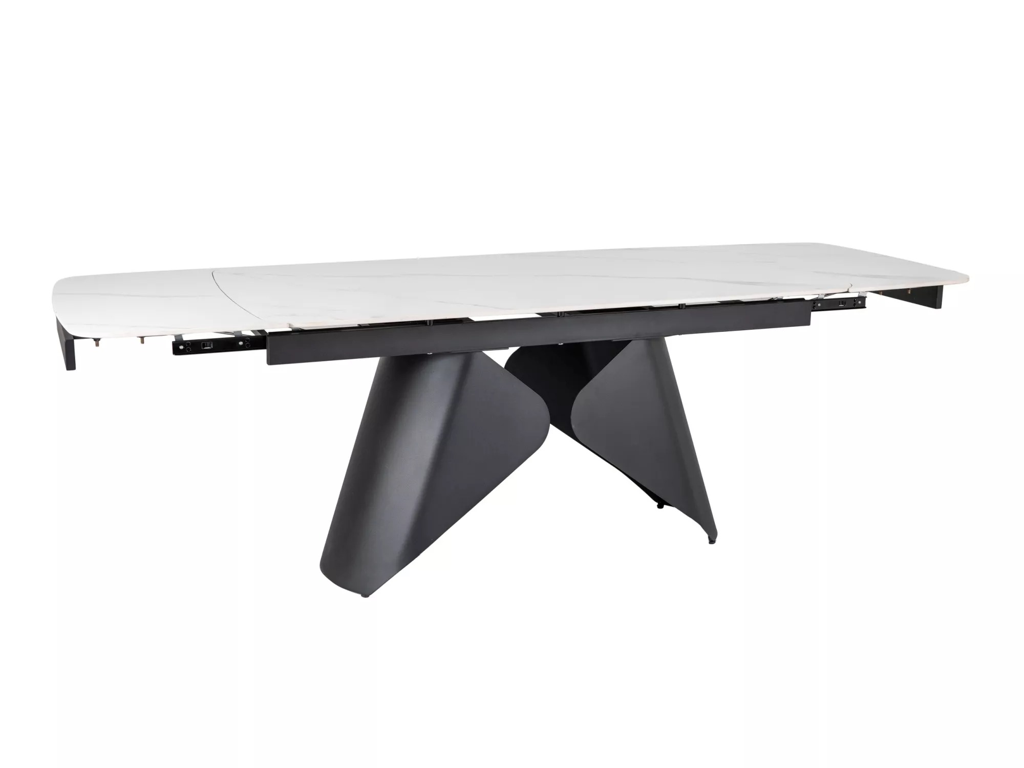 Asztal Detroit 757 (Fehér márvány + Fekete)