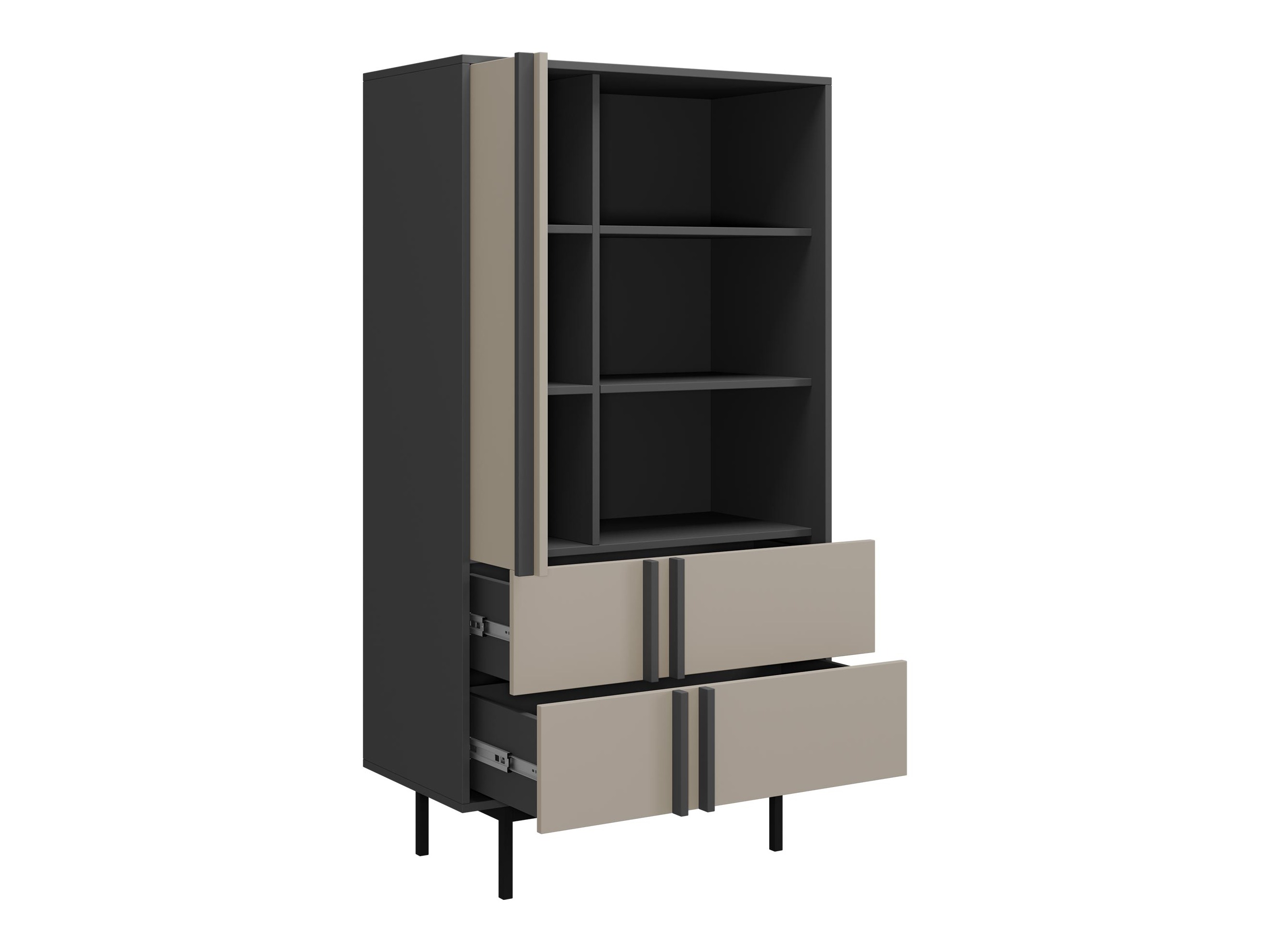 Könyvespolc Levali 103 (Bézs)