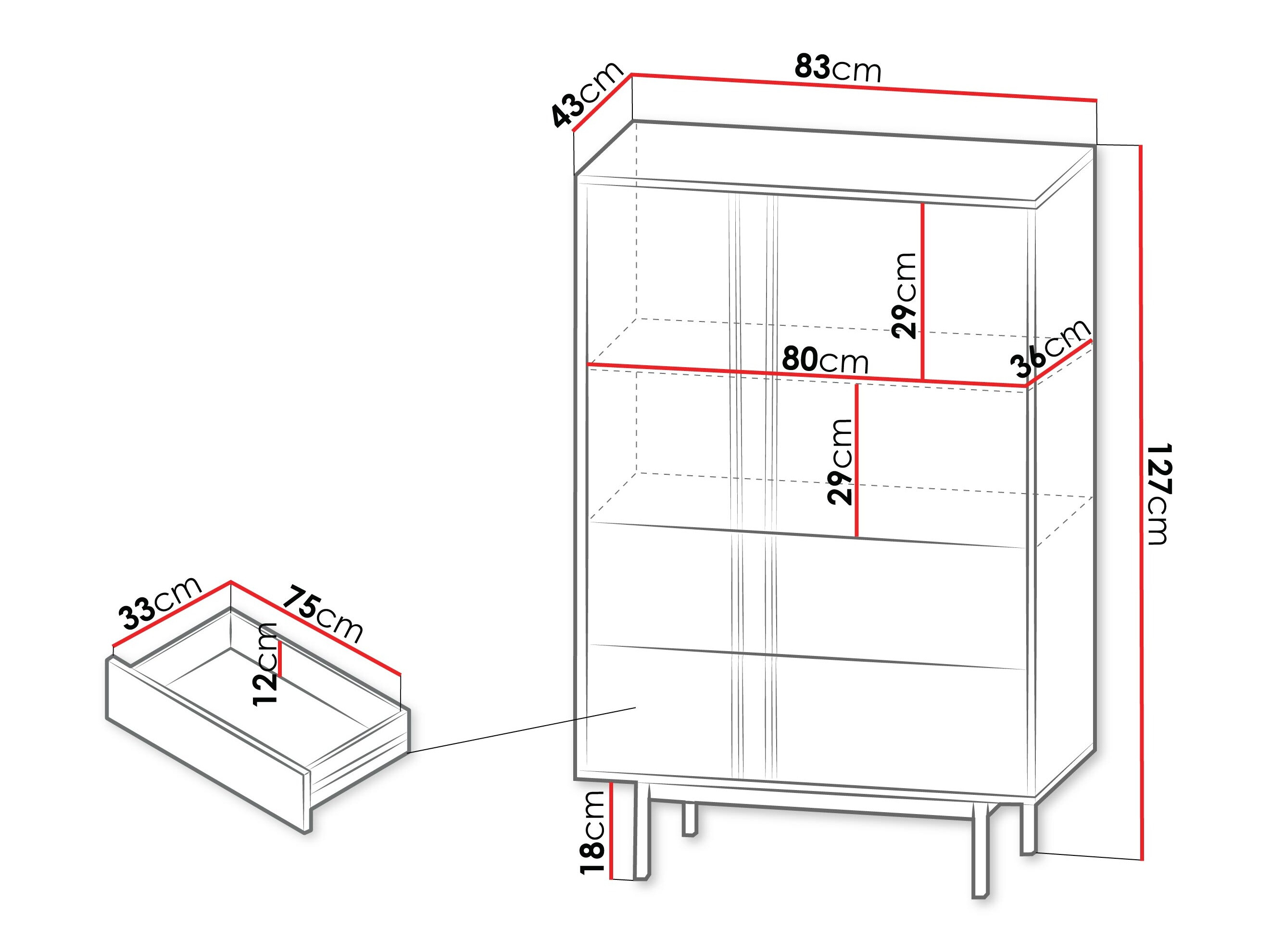 Komód Levali 104 (Bézs)