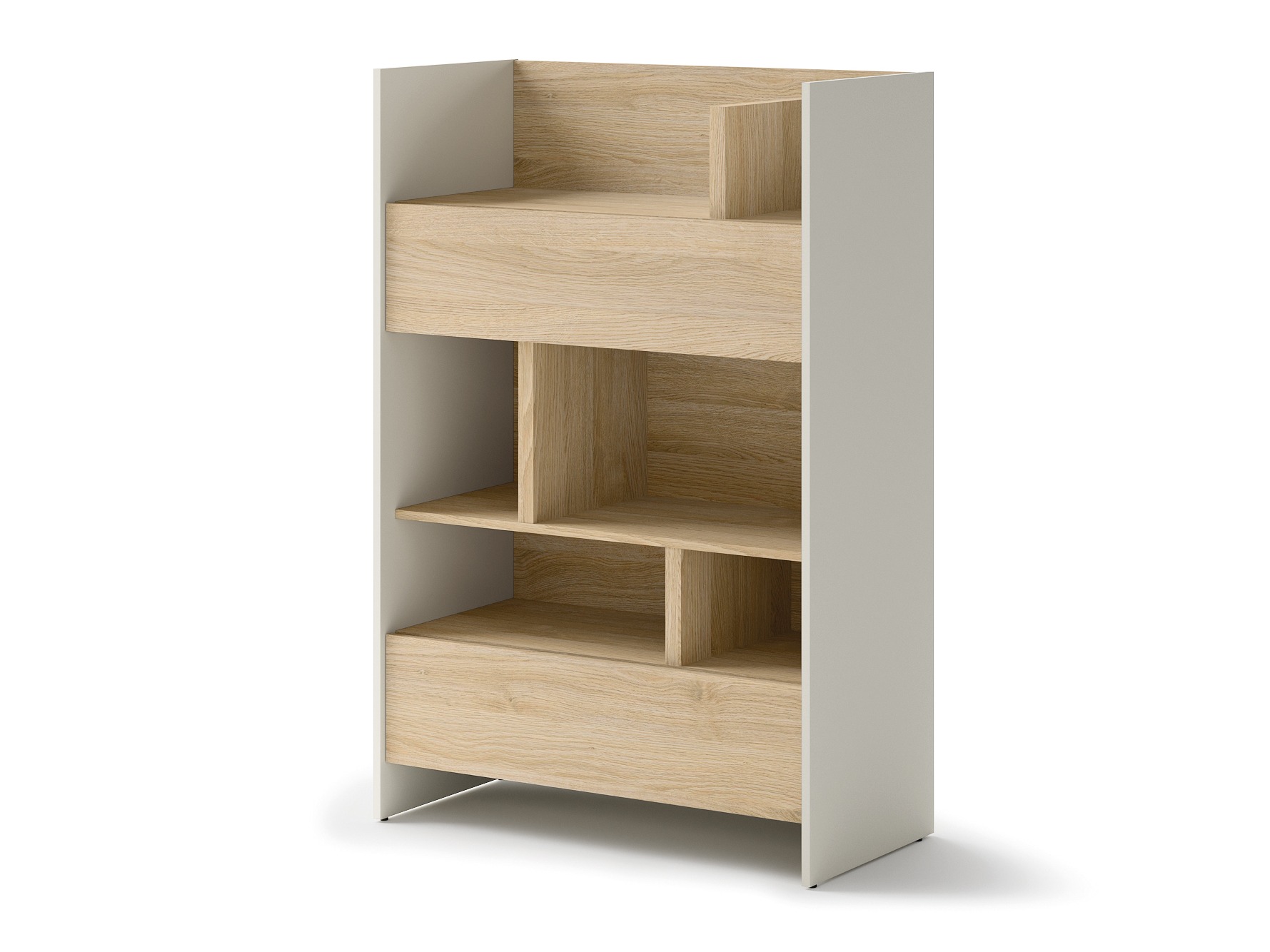 Könyvespolc Concept Pro Lenart IX (Kasmír + Tölgy)
