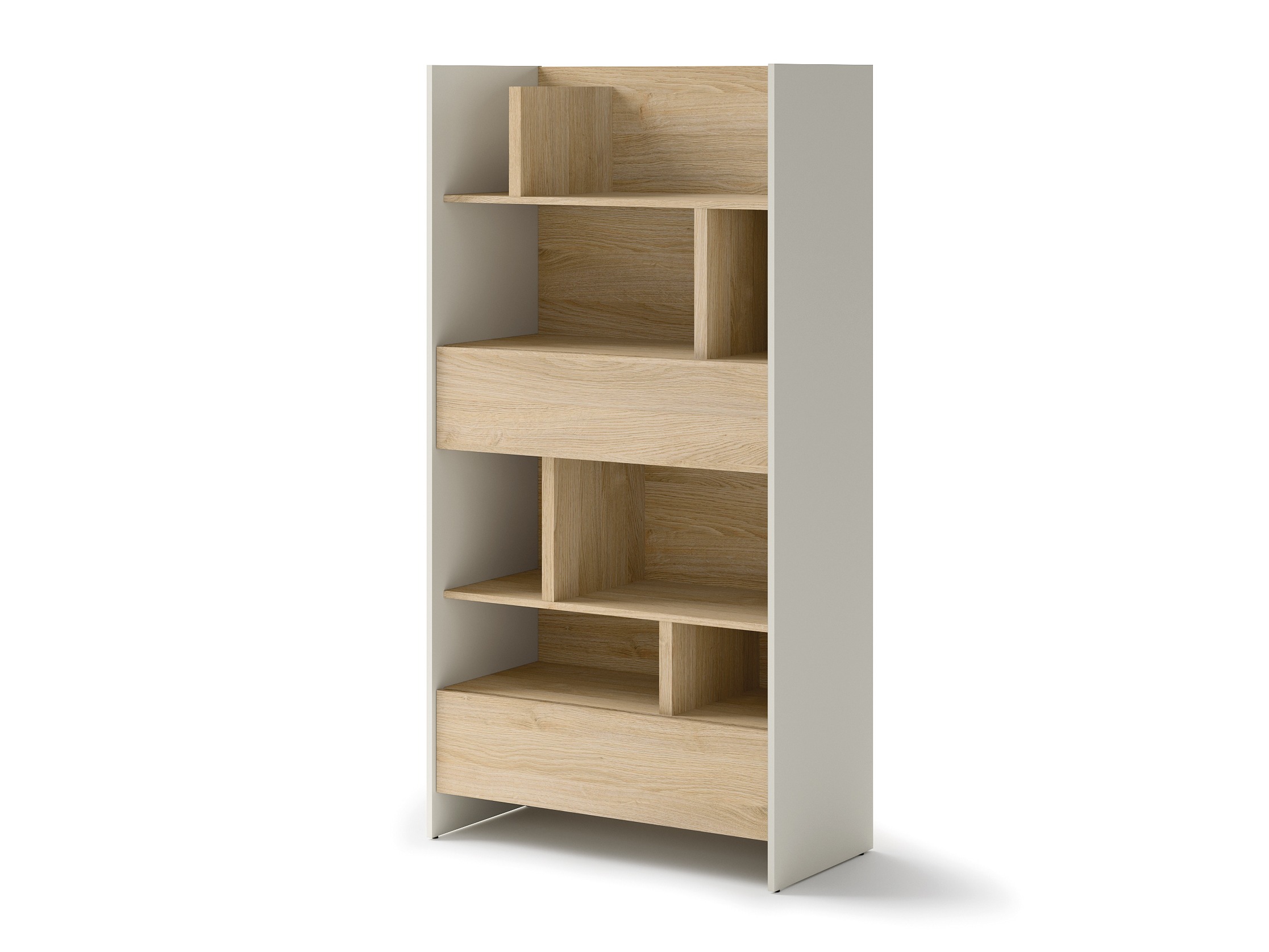 Könyvespolc Concept Pro Lenart XI (Kasmír + Tölgy)