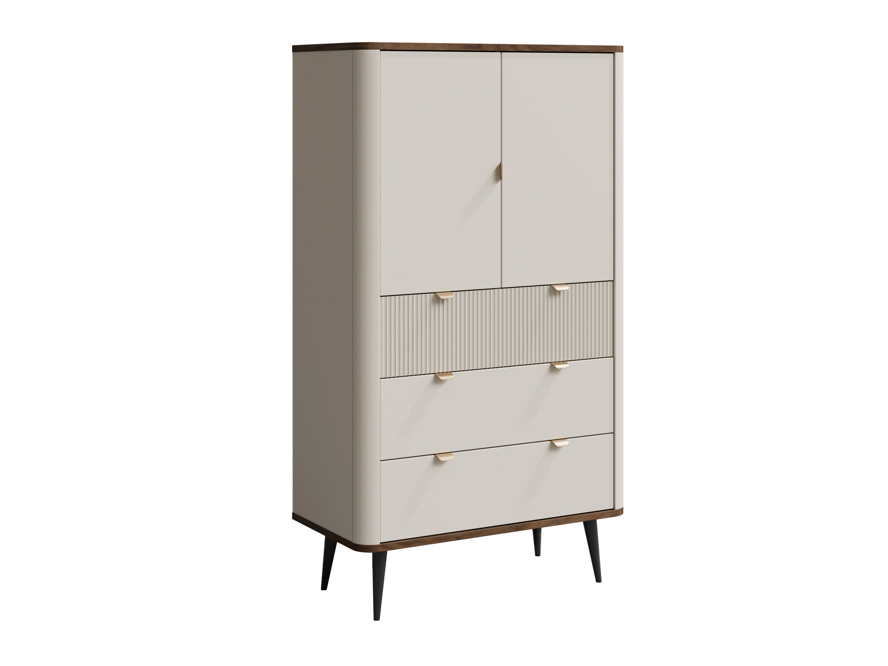 Könyvespolc Lufela 104 (Kasmír + Dió)