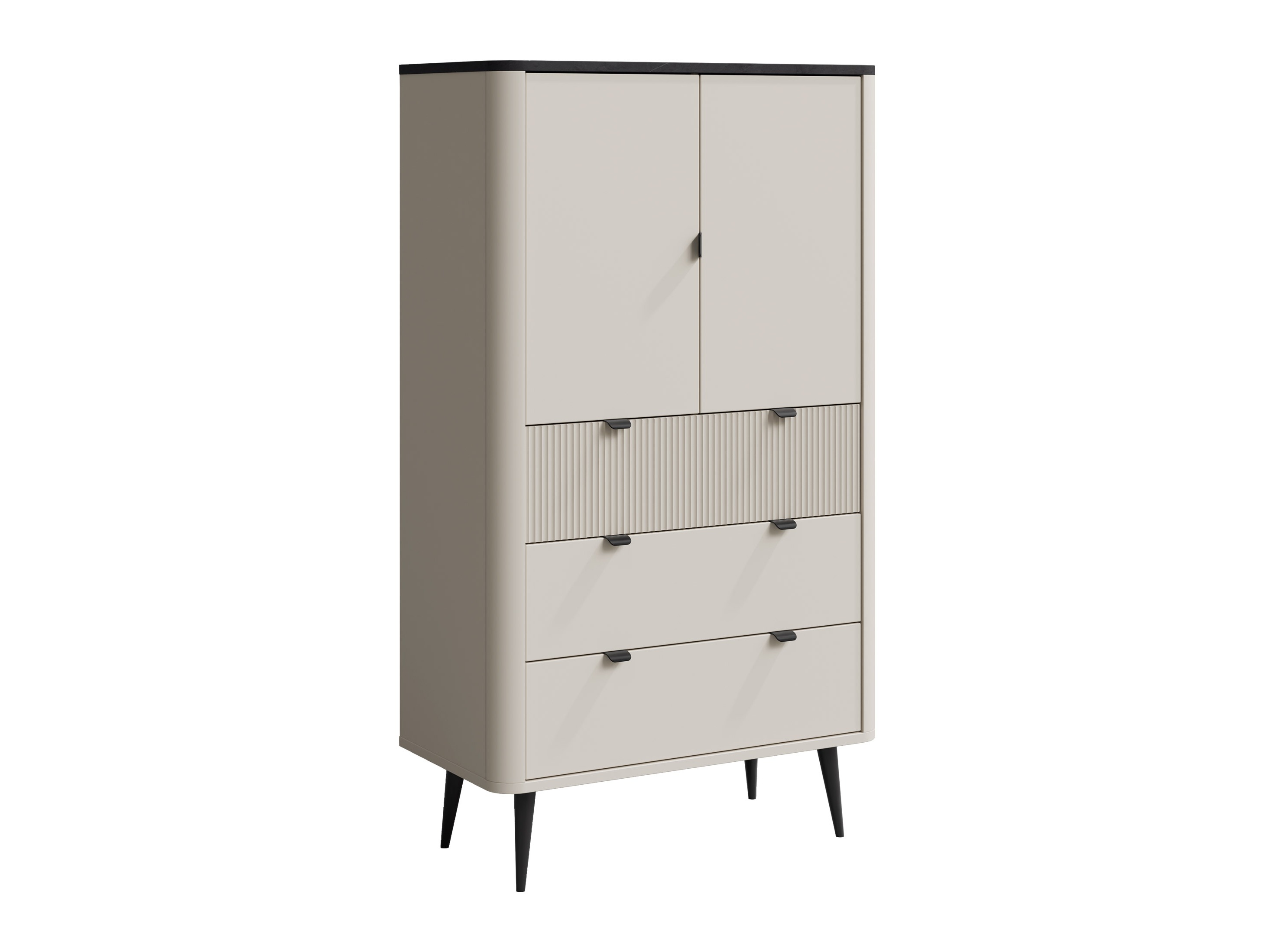 Könyvespolc Lufela 104 (Kasmír + Szürke márvány)