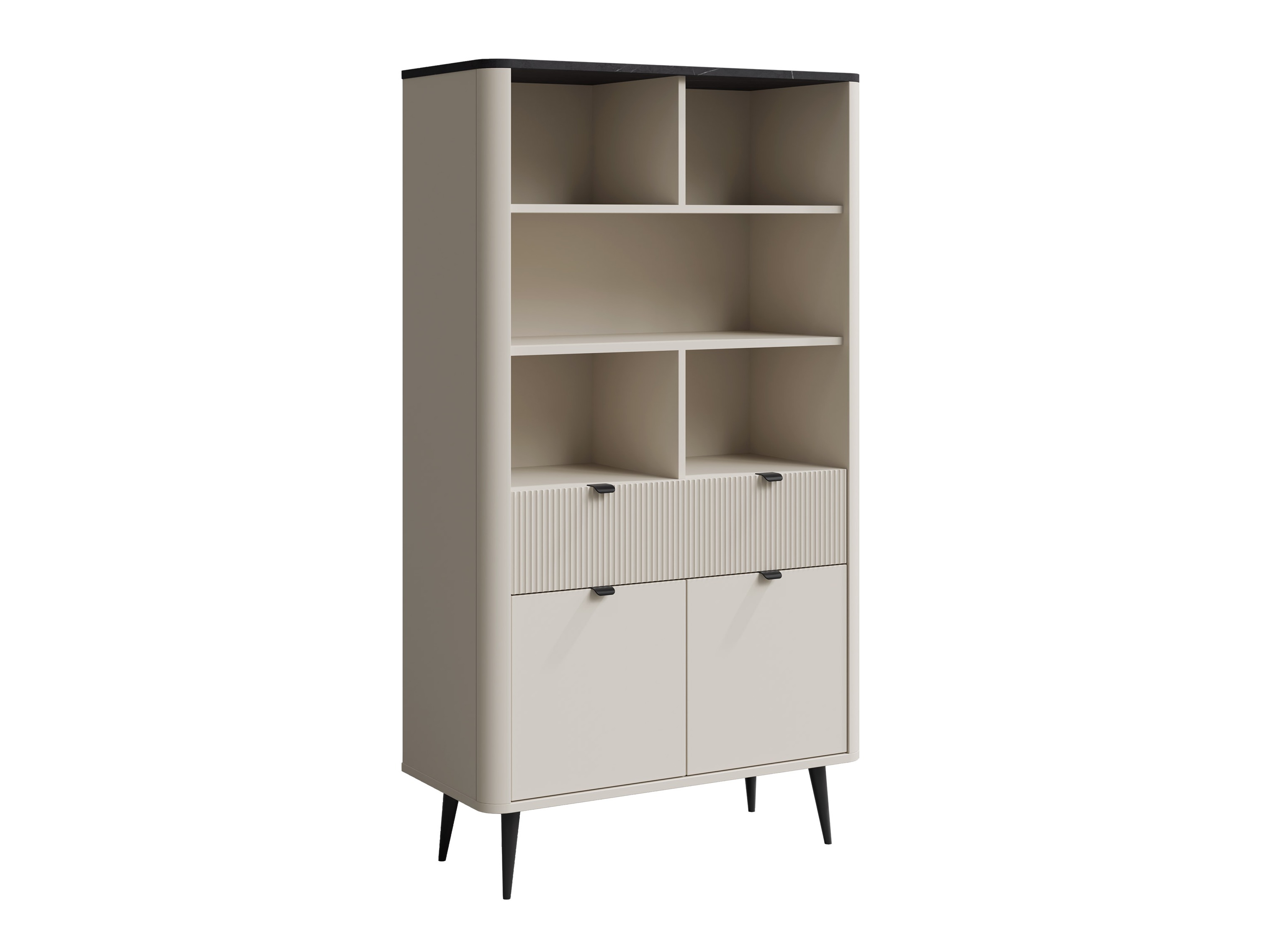 Könyvespolc Lufela 108 (Kasmír + Szürke márvány)