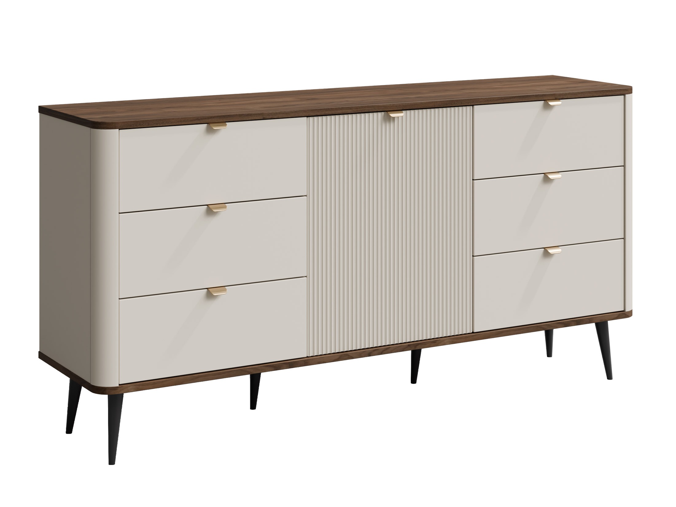 Komód Lufela 107 (Kasmír + Dió)