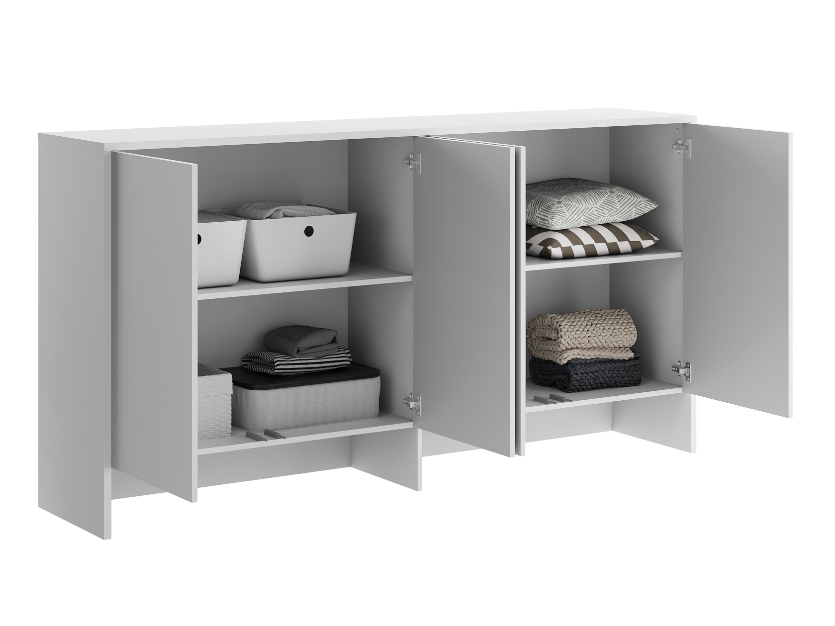 Szekrény Concept Pro Lenart Levfere 120 (Fehér)