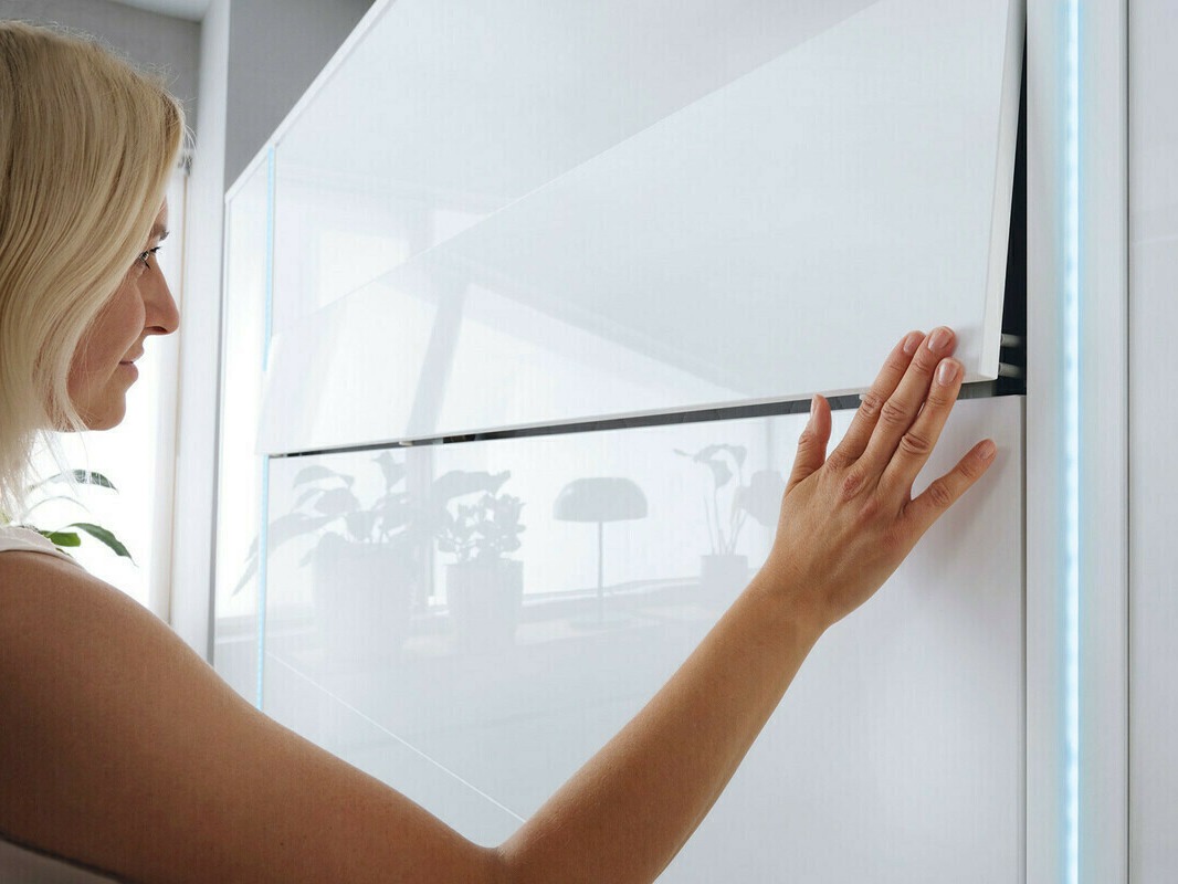 Szekrényágy Concept Pro Lenart Levfere 108 (Fehér)