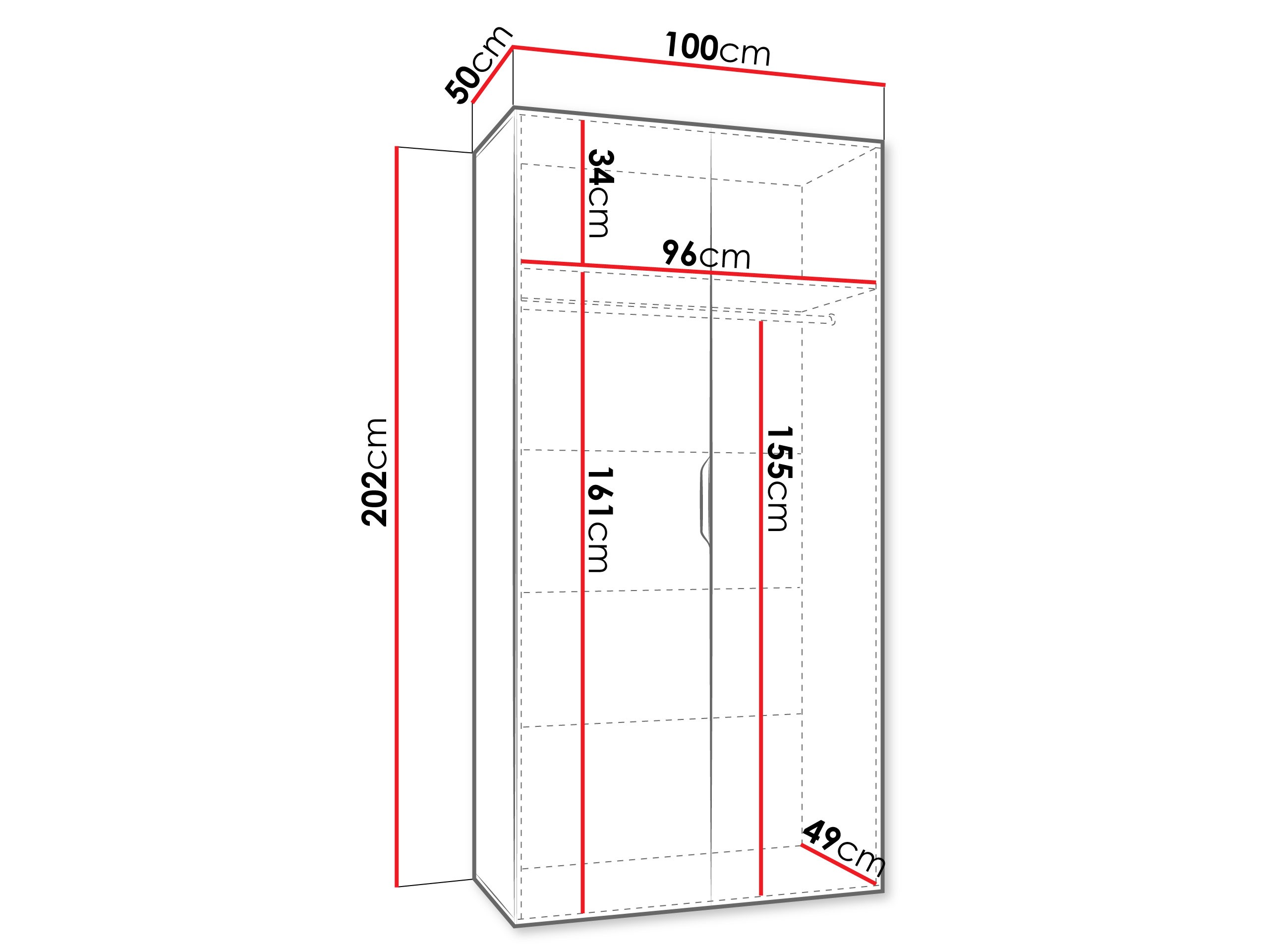Gardróbszekrény Hartford 510 (Kasmír)